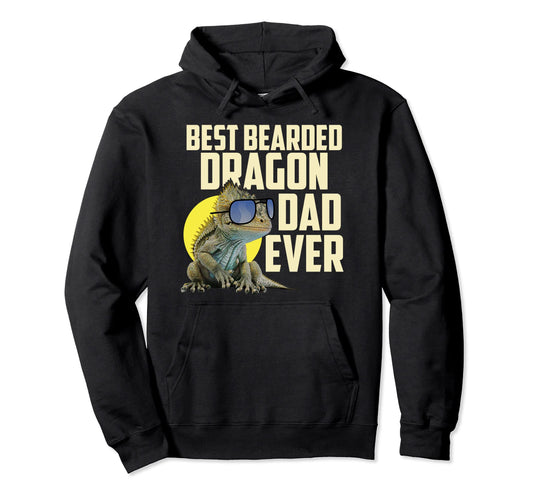 Bearded Dragon Lover Dad Reptiles Hoodie - Aesthetic Graphic for Adults - T-Shirt, Sweatshirt, Hoodie