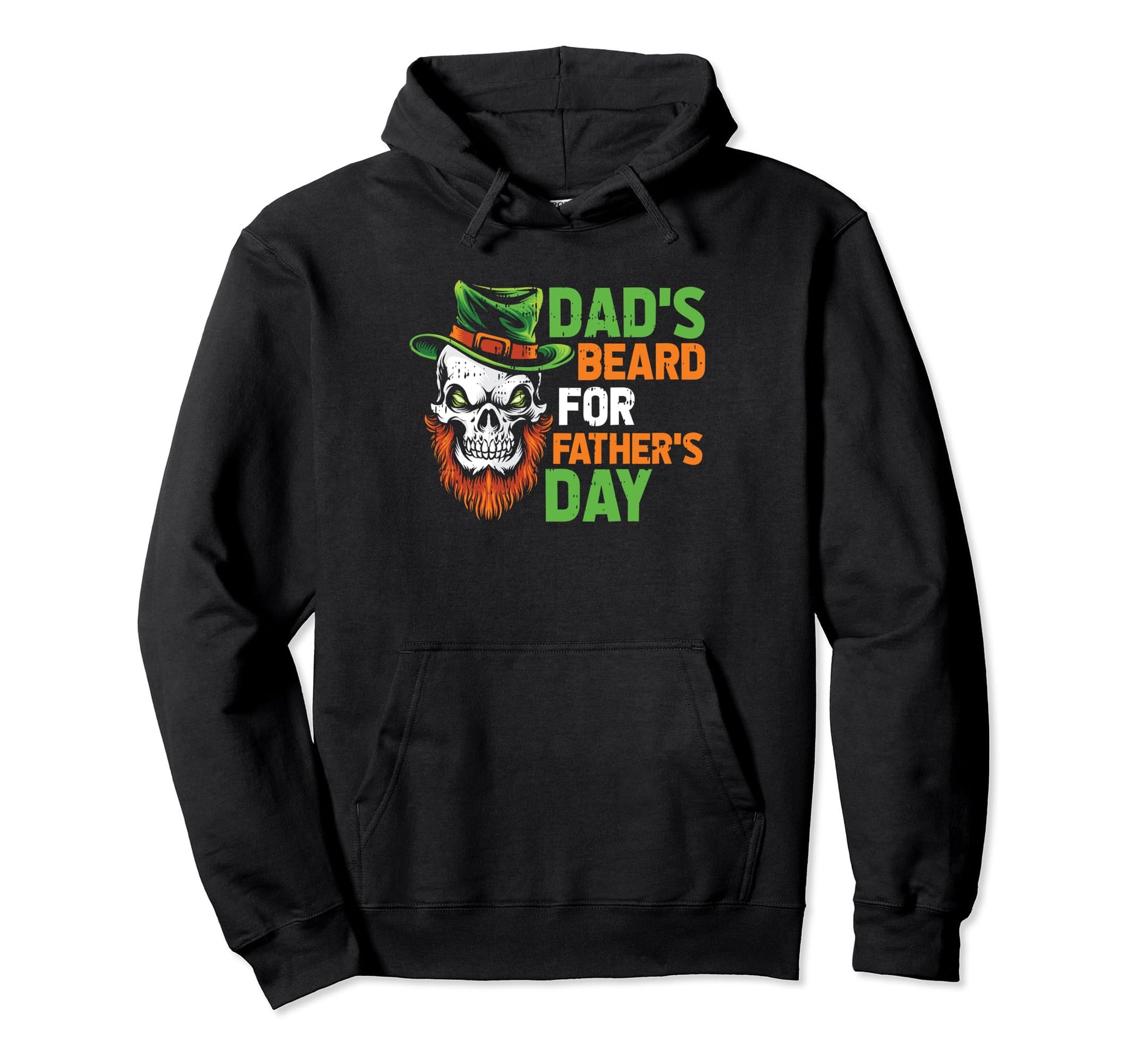 Dad Beard Fathers Day Bearded Papa Hoodie - Custom Art Print for Adults - T-Shirt, Sweatshirt, Hoodie
