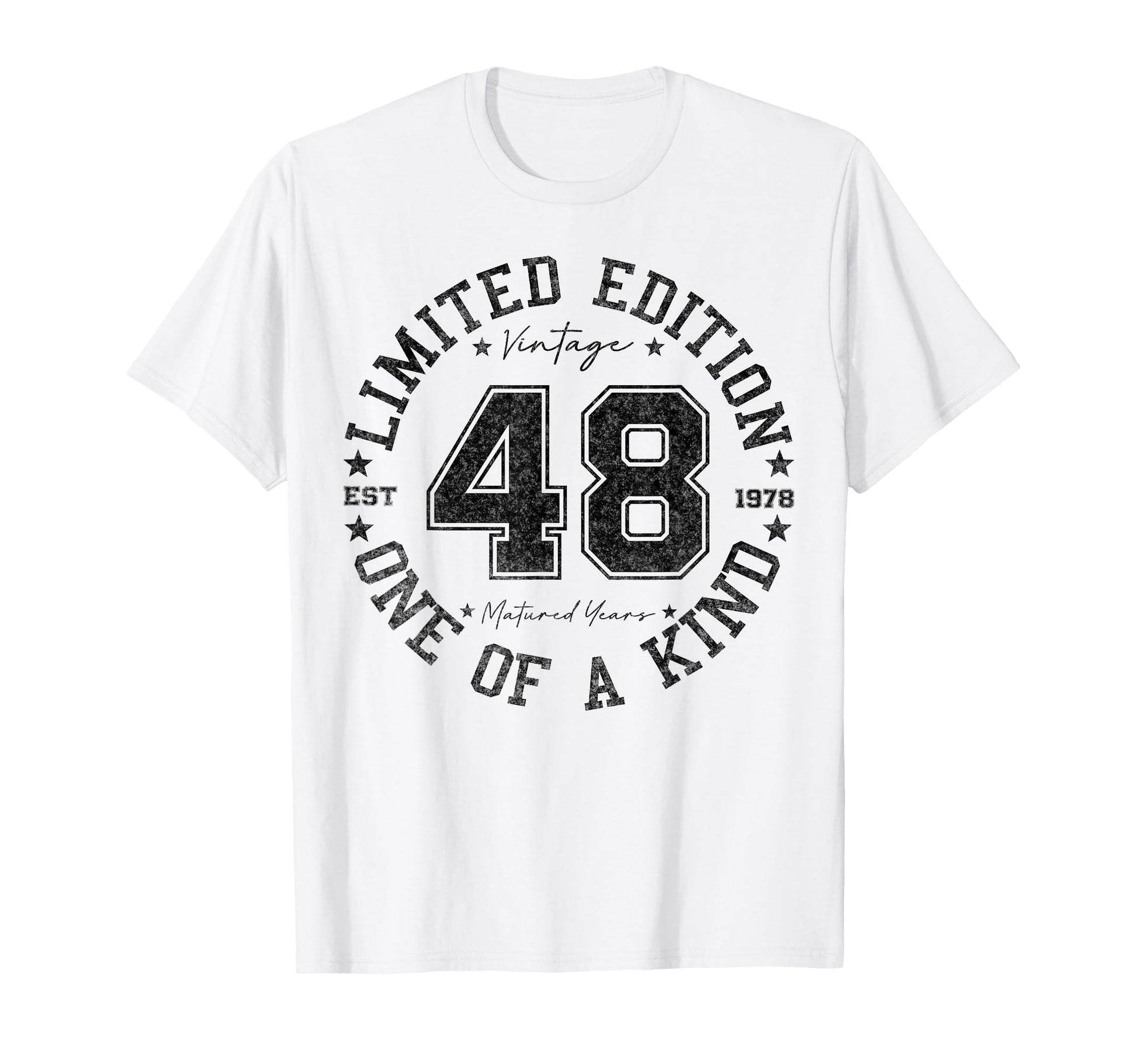 48 Year Old Gifts 1978 48Th Birthday T-Shirt - Unique Graphic Unisex - T-Shirt, Sweatshirt, Hoodie