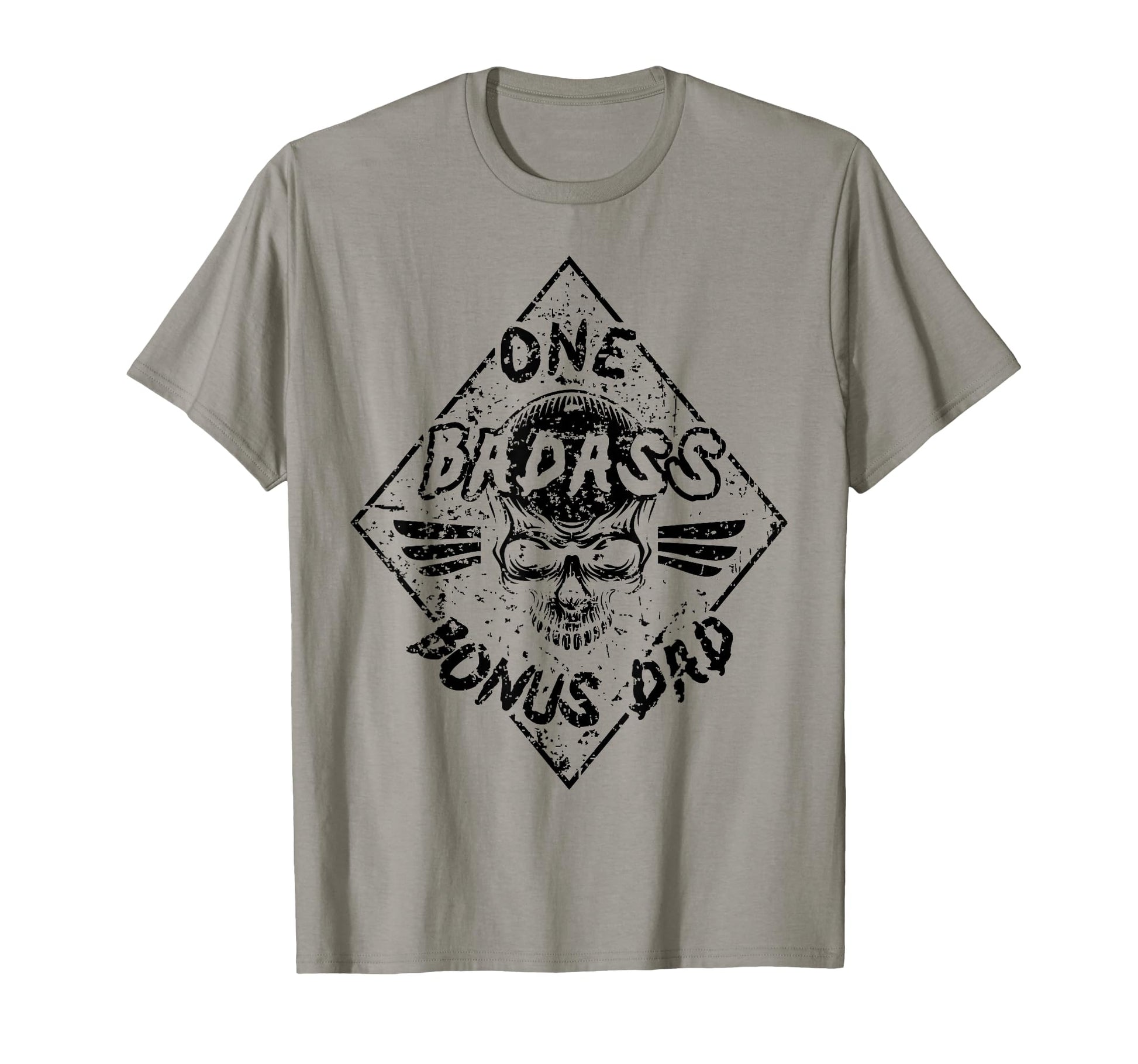 One Badass Bonus Dad T-Shirt - Trendy Graphic for Adults - T-Shirt, Sweatshirt, Hoodie