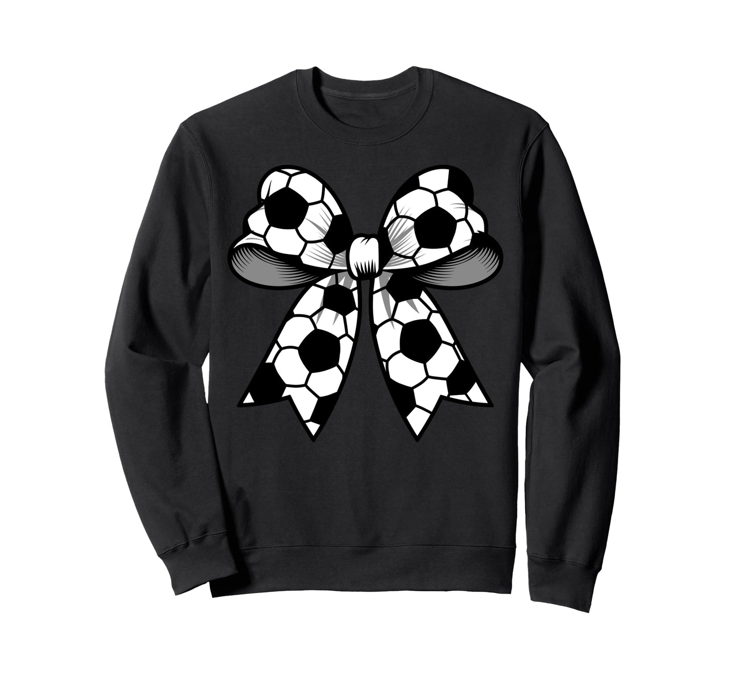 Soccer Coquette Bow Funny Soccer Mom Sweatshirt - Streetwear Style Unisex - T-Shirt, Sweatshirt, Hoodie