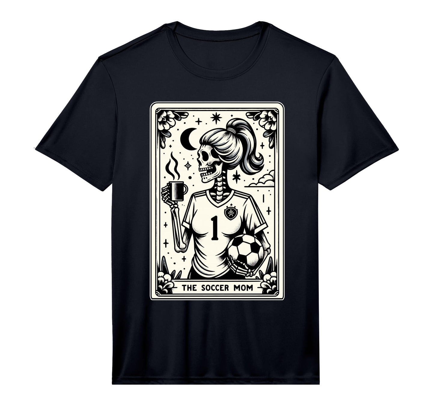 Tarot Card Soccer Mum Soccer Mom T-Shirt - Casual Everyday Wear Unisex - T-Shirt, Sweatshirt, Hoodie