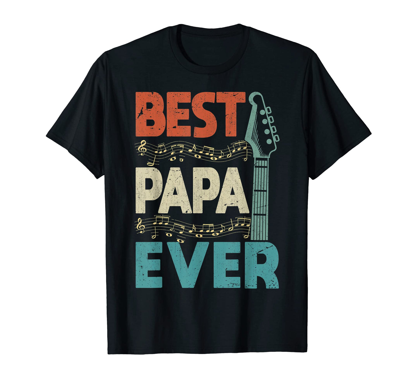 Mens Best Guitar Papa Funny Musician Dad T-Shirt - Novelty Apparel Unisex - T-Shirt, Sweatshirt, Hoodie