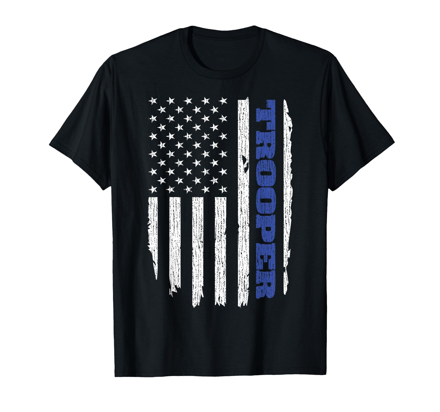 State Trooper Police Thin Blue Line Usa T-Shirt - Streetwear Style Unisex - T-Shirt, Sweatshirt, Hoodie