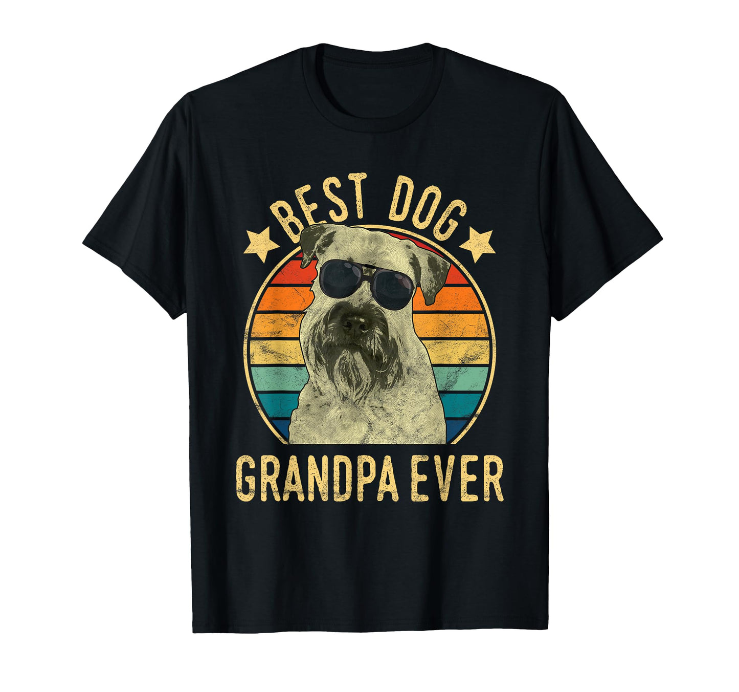 Best Dog Grandpa Ever Soft Coated T-Shirt - Minimalist Print Unisex - T-Shirt, Sweatshirt, Hoodie
