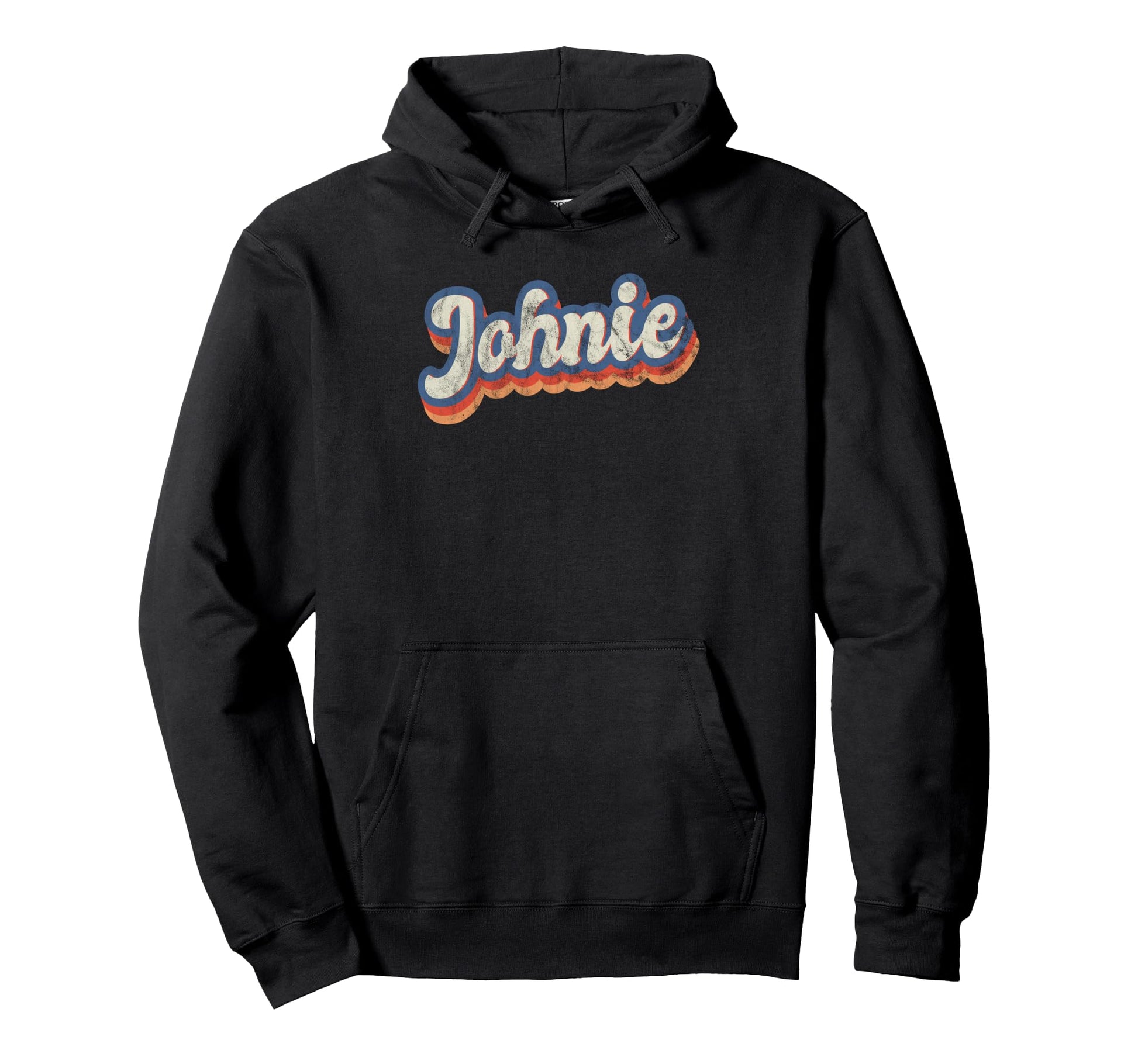 Johnie Personalized Name Custom Lettering 70S Hoodie - Graphic Print Unisex - T-Shirt, Sweatshirt, Hoodie