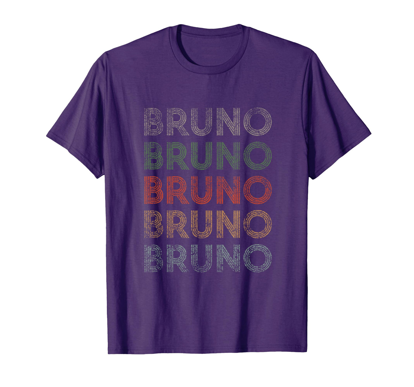 Bruno First Name Grunge T-Shirt - Graphic Print Men Women - T-Shirt, Sweatshirt, Hoodie