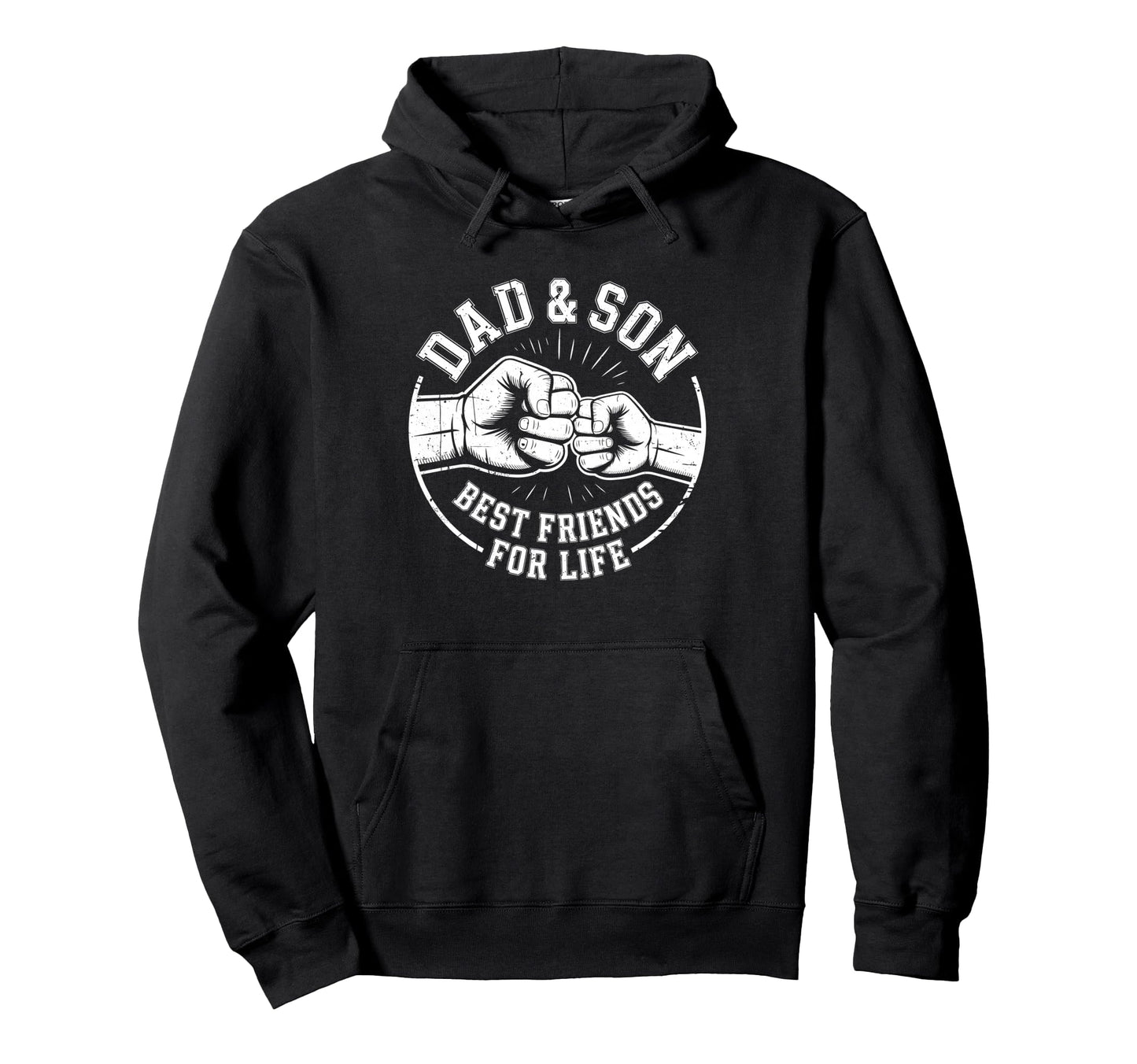 Dad And Son Best Friends Life Matching Hoodie - Unique Graphic Men Women - T-Shirt, Sweatshirt, Hoodie