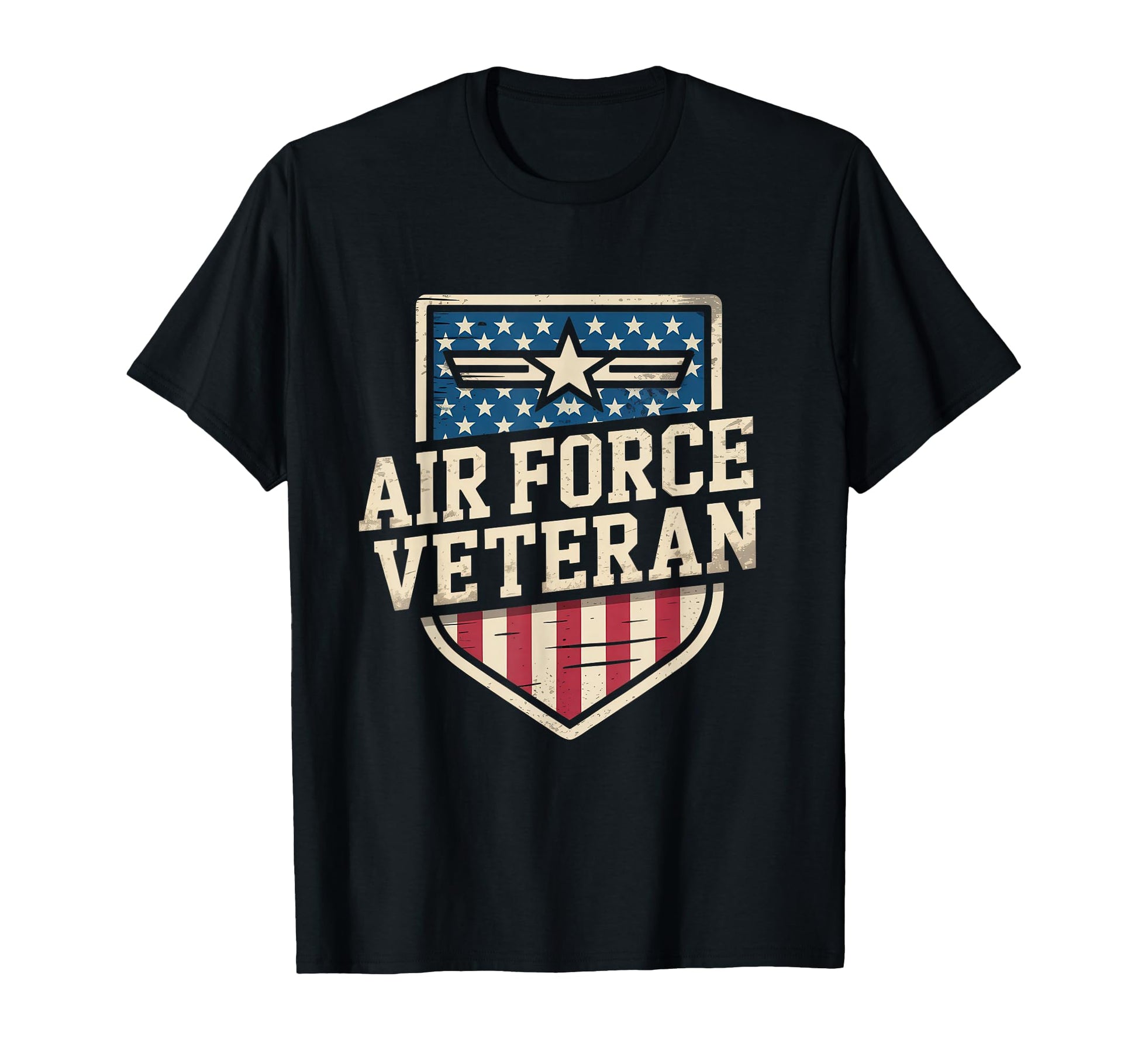 Air Force Veteran Us American Flag Dad T-Shirt - Unique Graphic Men Women - T-Shirt, Sweatshirt, Hoodie