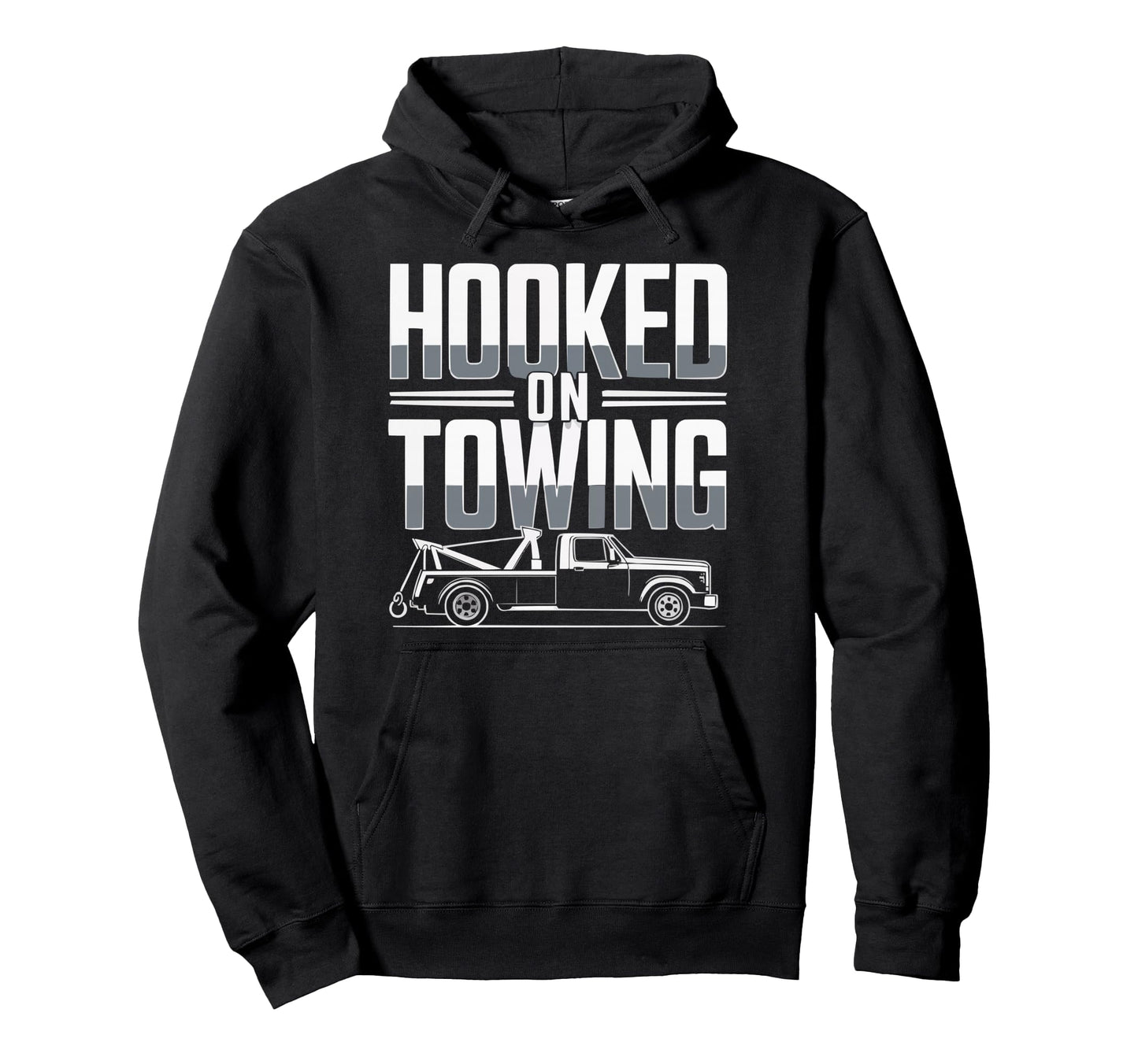 Tow Truck Driver Recovery Vehicle Hoodie - Fun Novelty Design Men Women - T-Shirt, Sweatshirt, Hoodie