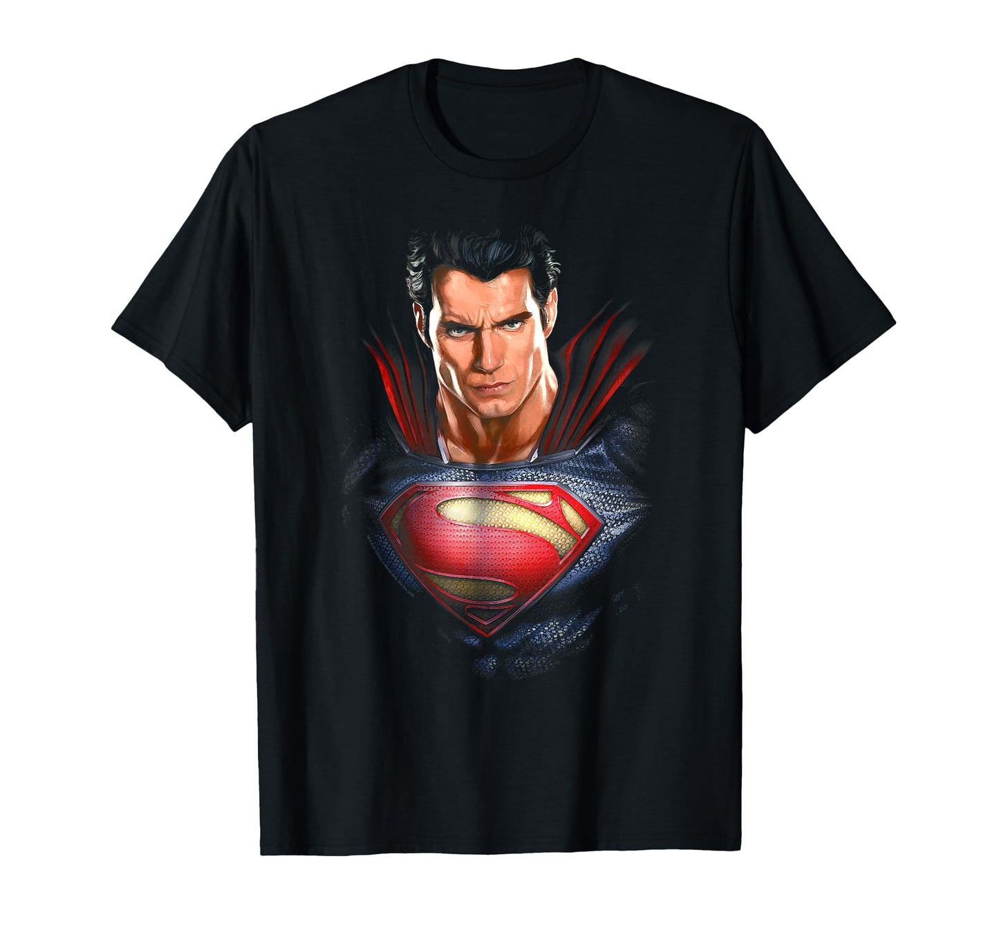 Superman Steel Super Bust T-Shirt - Fun Novelty Design for Adults - T-Shirt, Sweatshirt, Hoodie