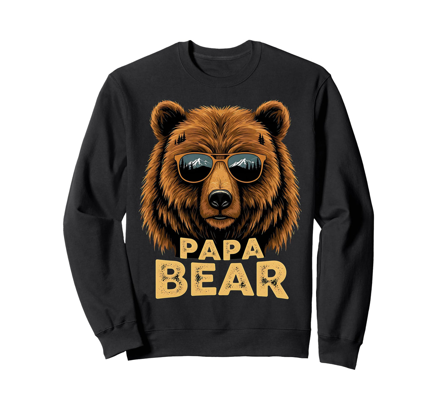 Vatertagsgeschenk F R Papa Bear Opa Sweatshirt - Unique Graphic Unisex - T-Shirt, Sweatshirt, Hoodie