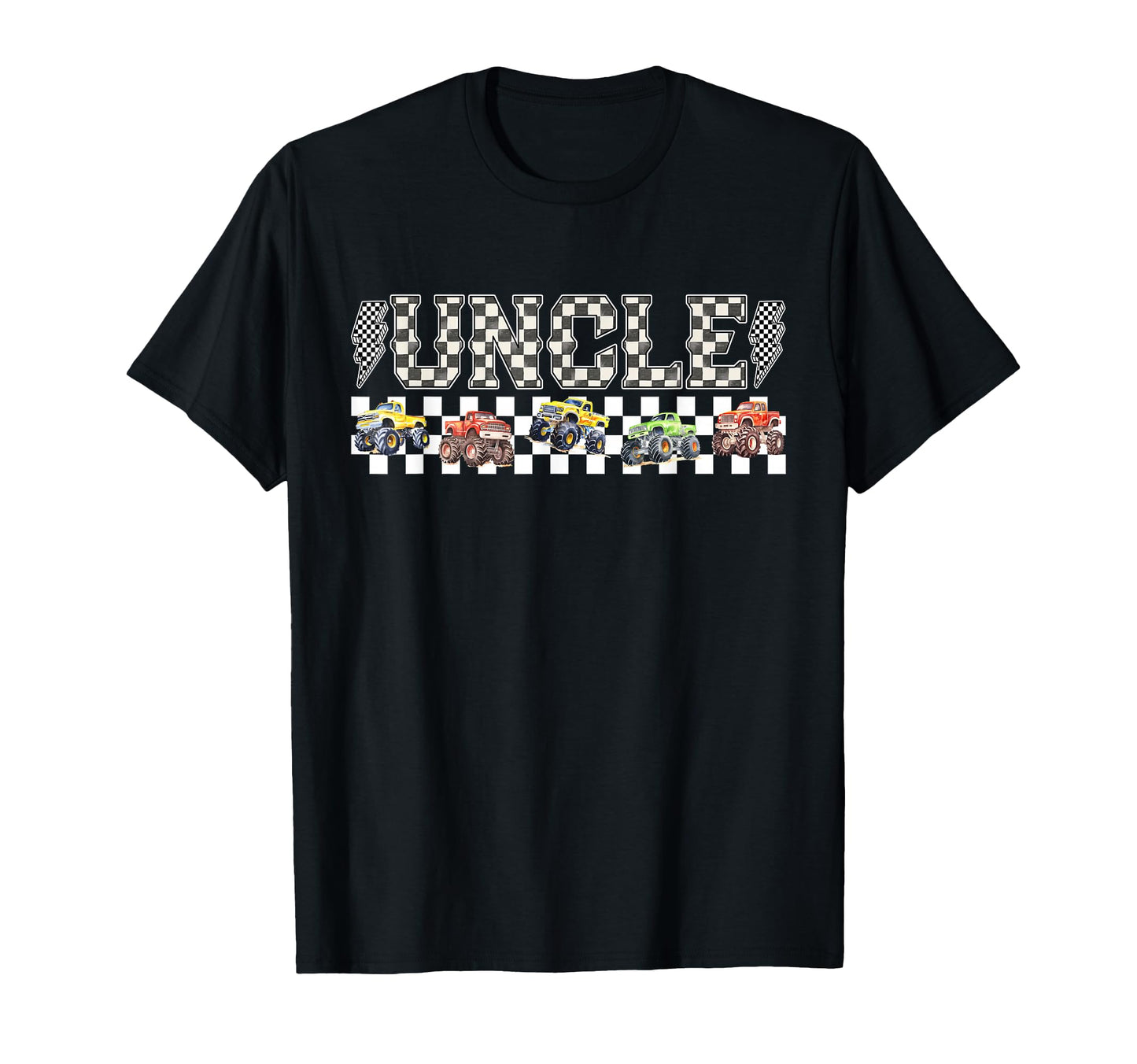 Uncle Monster Truck Family Crew T-Shirt - Unique Graphic for Adults - T-Shirt, Sweatshirt, Hoodie