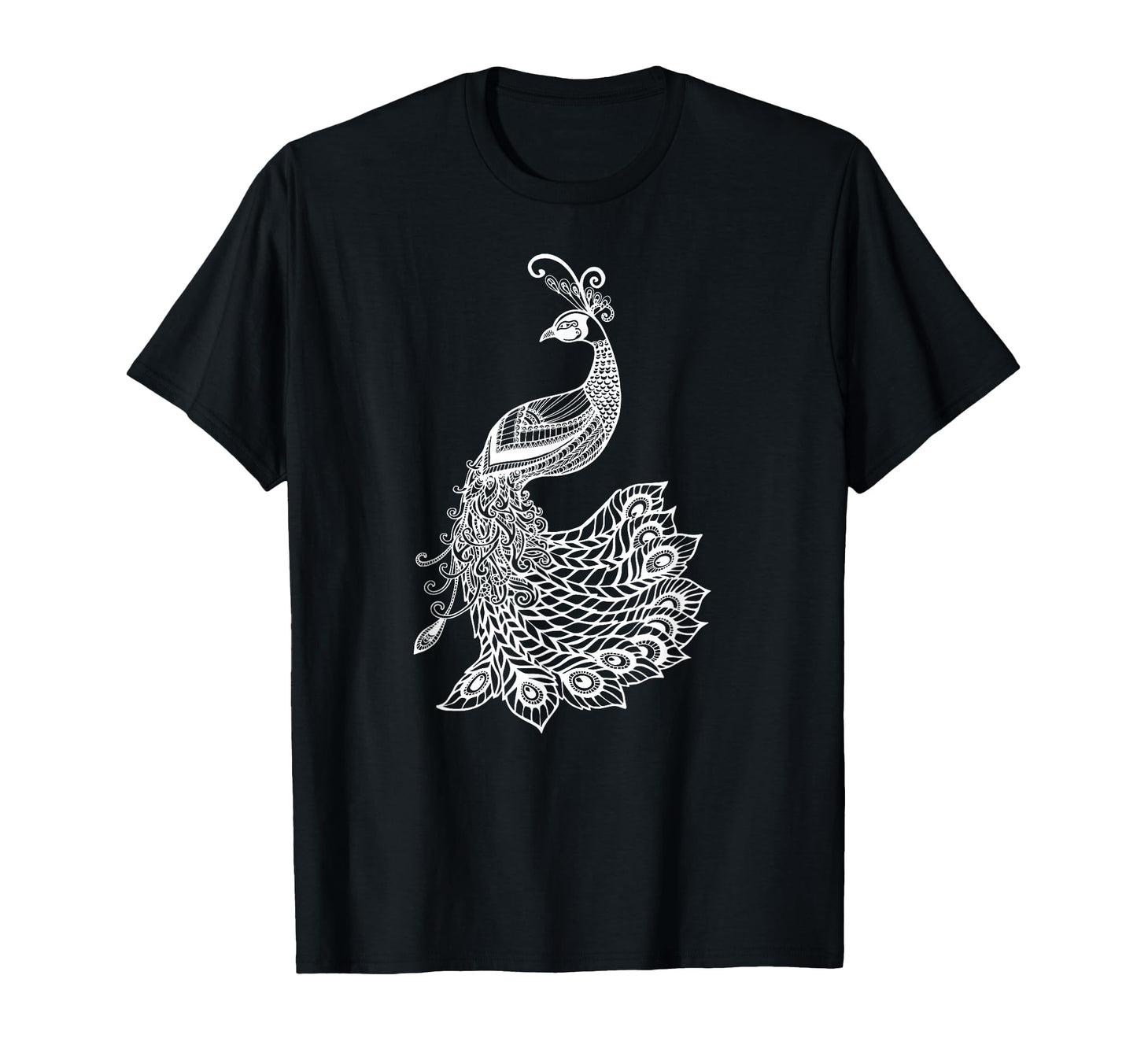 Womens Beautiful Mandala Art Bird T-Shirt - Fun Novelty Design Men Women - T-Shirt, Sweatshirt, Hoodie