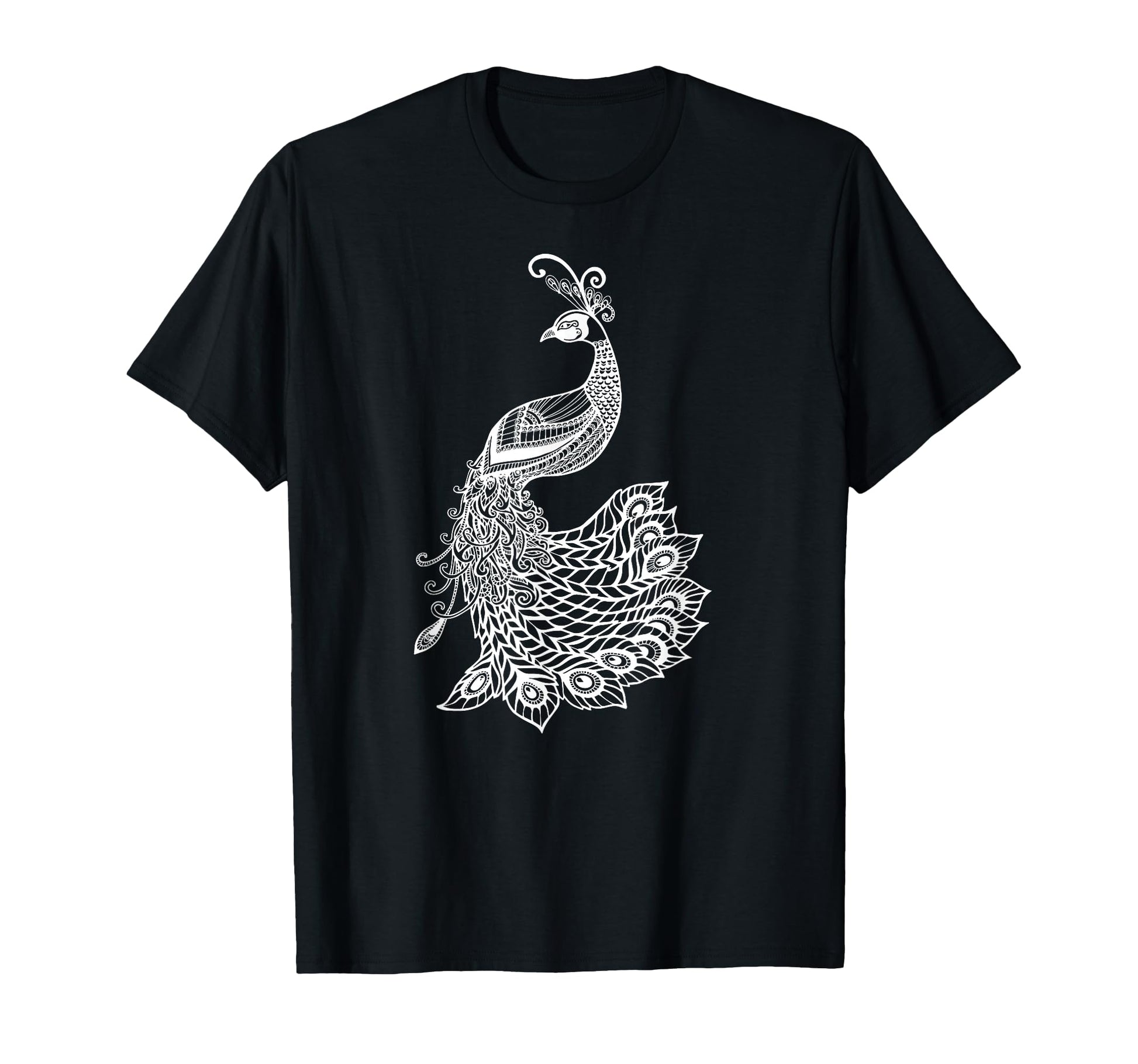 Womens Beautiful Mandala Art Bird T-Shirt - Fun Novelty Design Men Women - T-Shirt, Sweatshirt, Hoodie