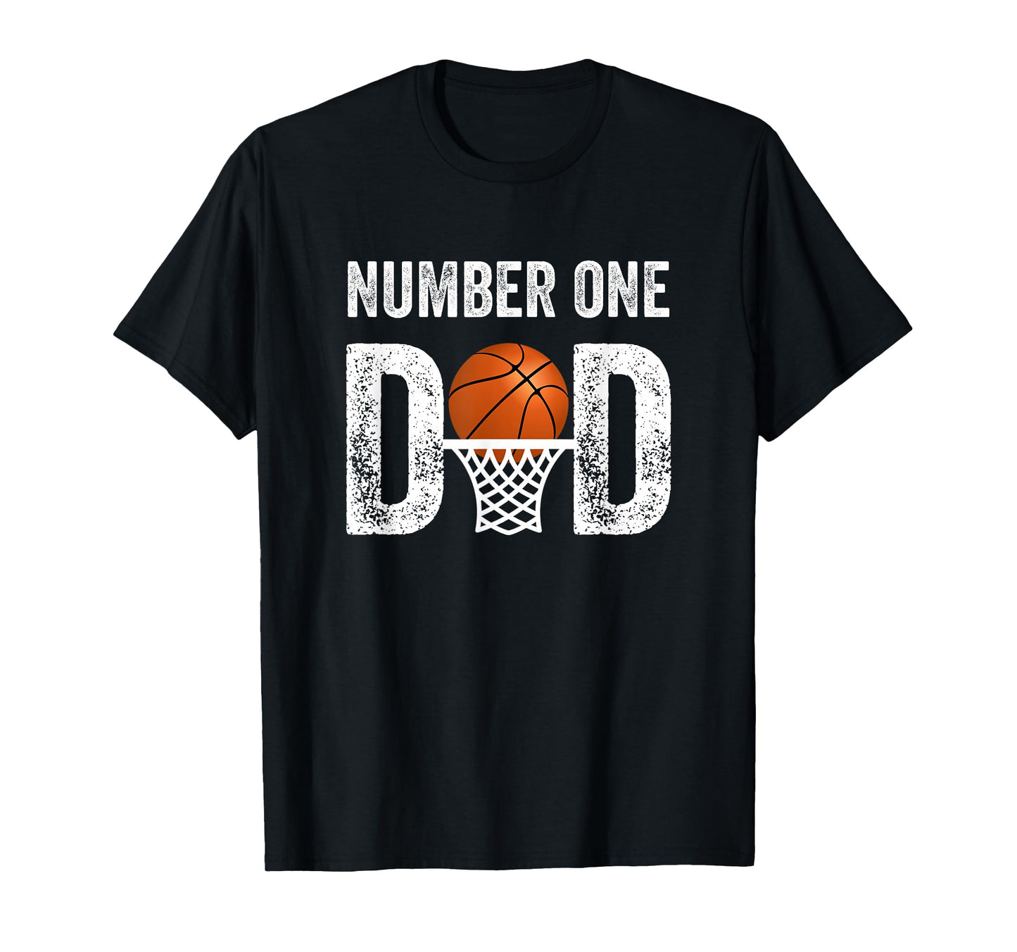 Number One Basketball Dad Fathers Day T-Shirt - Unique Graphic Men Women - T-Shirt, Sweatshirt, Hoodie