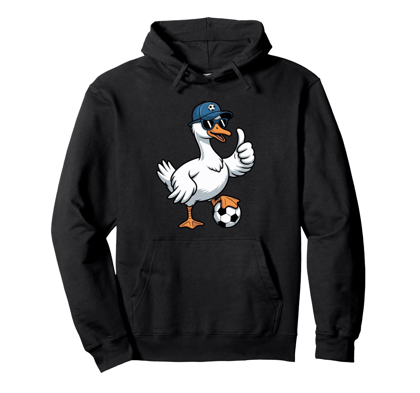 Soccer Goose Soccer Player Fan Coach Hoodie - Unique Graphic Unisex - T-Shirt, Sweatshirt, Hoodie