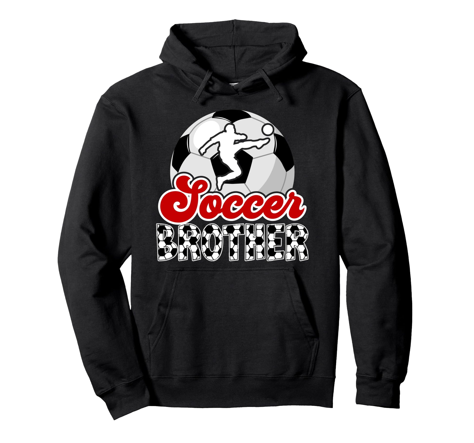 Soccer Brother Soccer Players Brother Hoodie - Custom Art Print Men Women - T-Shirt, Sweatshirt, Hoodie