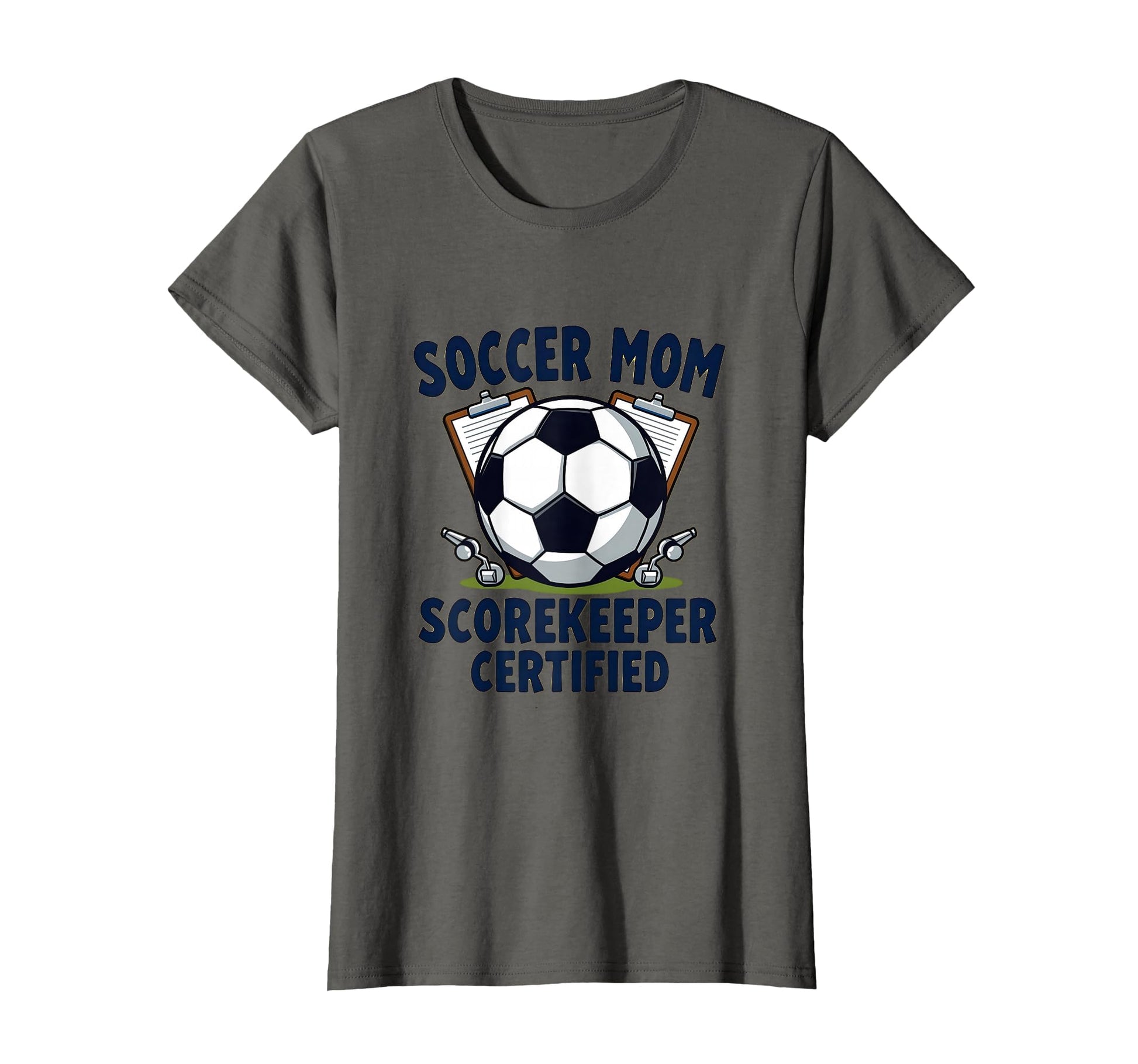 Soccer Mom Scorekeeper Certified T-Shirt - Minimalist Print for Adults - T-Shirt, Sweatshirt, Hoodie
