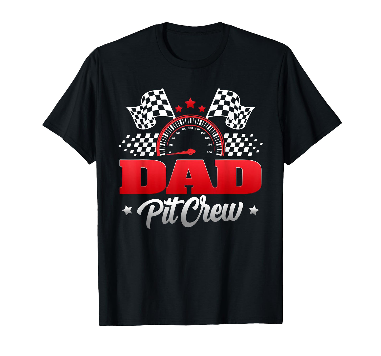 Dad Pit Crew Race Car Birthday T-Shirt - Casual Everyday Wear for Adults - T-Shirt, Sweatshirt, Hoodie