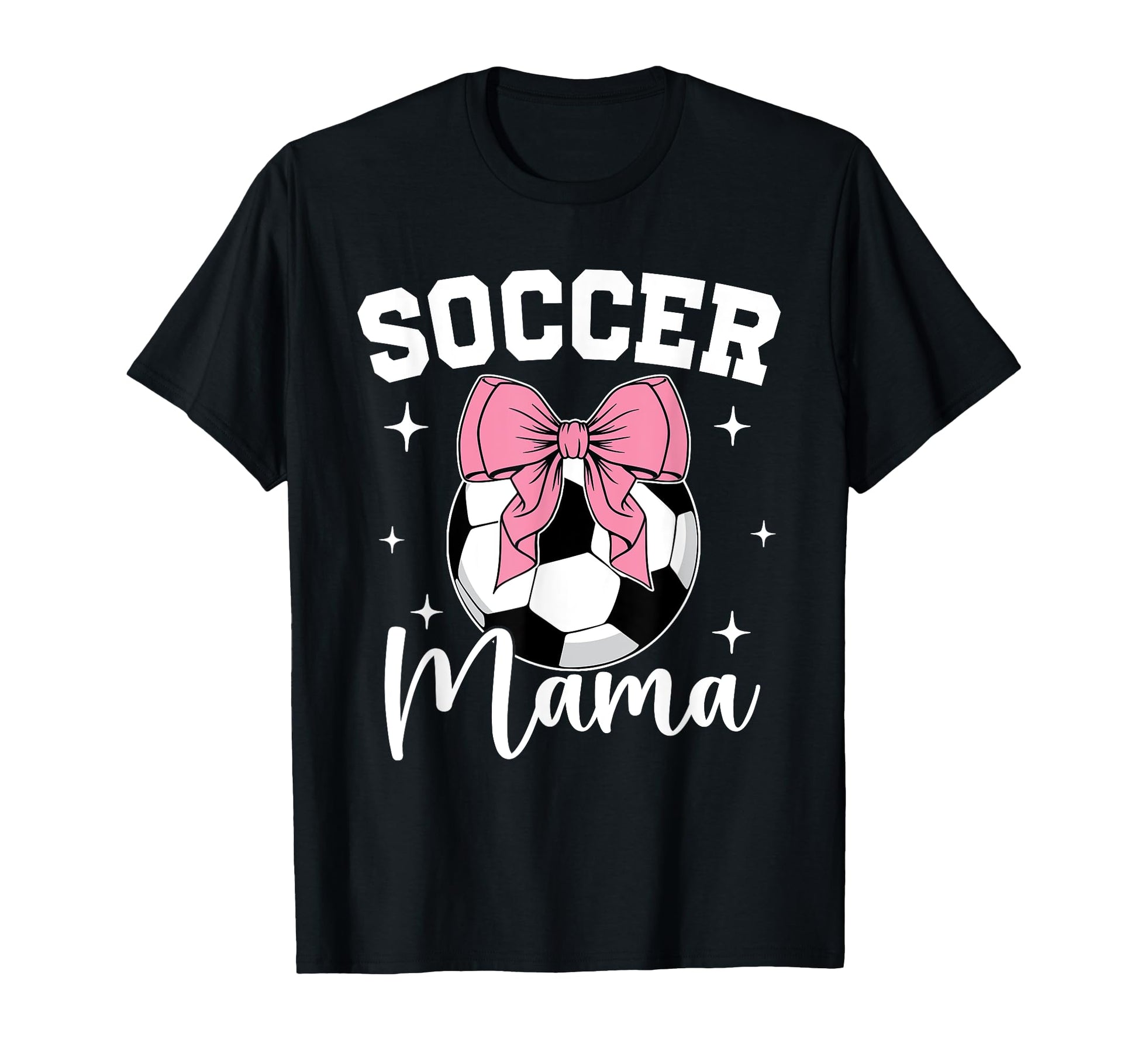 Soccer Mama Coquette Bow Soccer Mom T-Shirt - Minimalist Print Unisex - T-Shirt, Sweatshirt, Hoodie