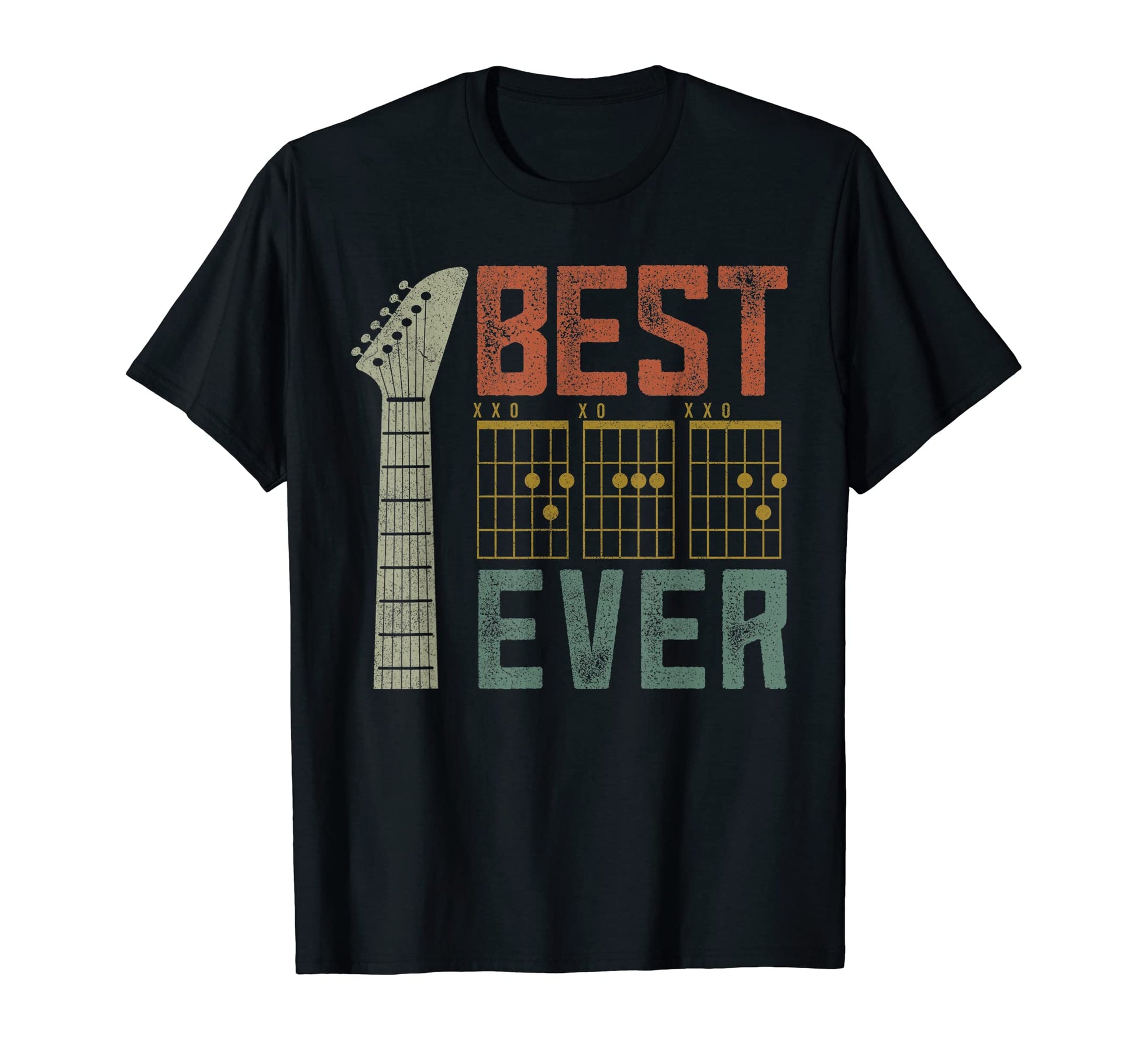 Best Dad Guitar Music Fathers Day T-Shirt - Aesthetic Graphic for Adults - T-Shirt, Sweatshirt, Hoodie