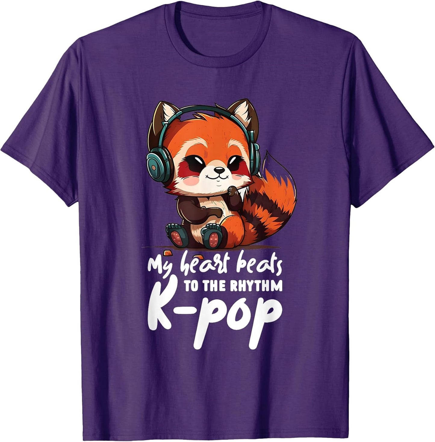 Cute Red Panda Kawaii K Pop Gifts Teen Girl Unisex T-shirt, Sweatshirt, Hoodie, Long Sleeve Tee - T-Shirt, Sweatshirt, Hoodie