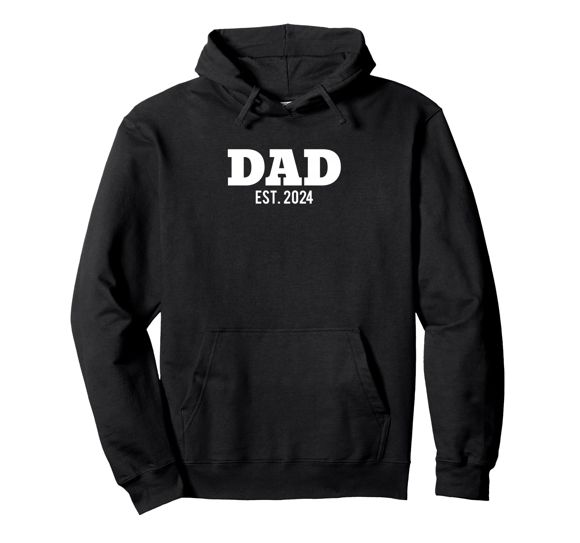 Dad Est 2024 Soon To Be Dad Pregnancy Hoodie - Graphic Print for Adults - T-Shirt, Sweatshirt, Hoodie