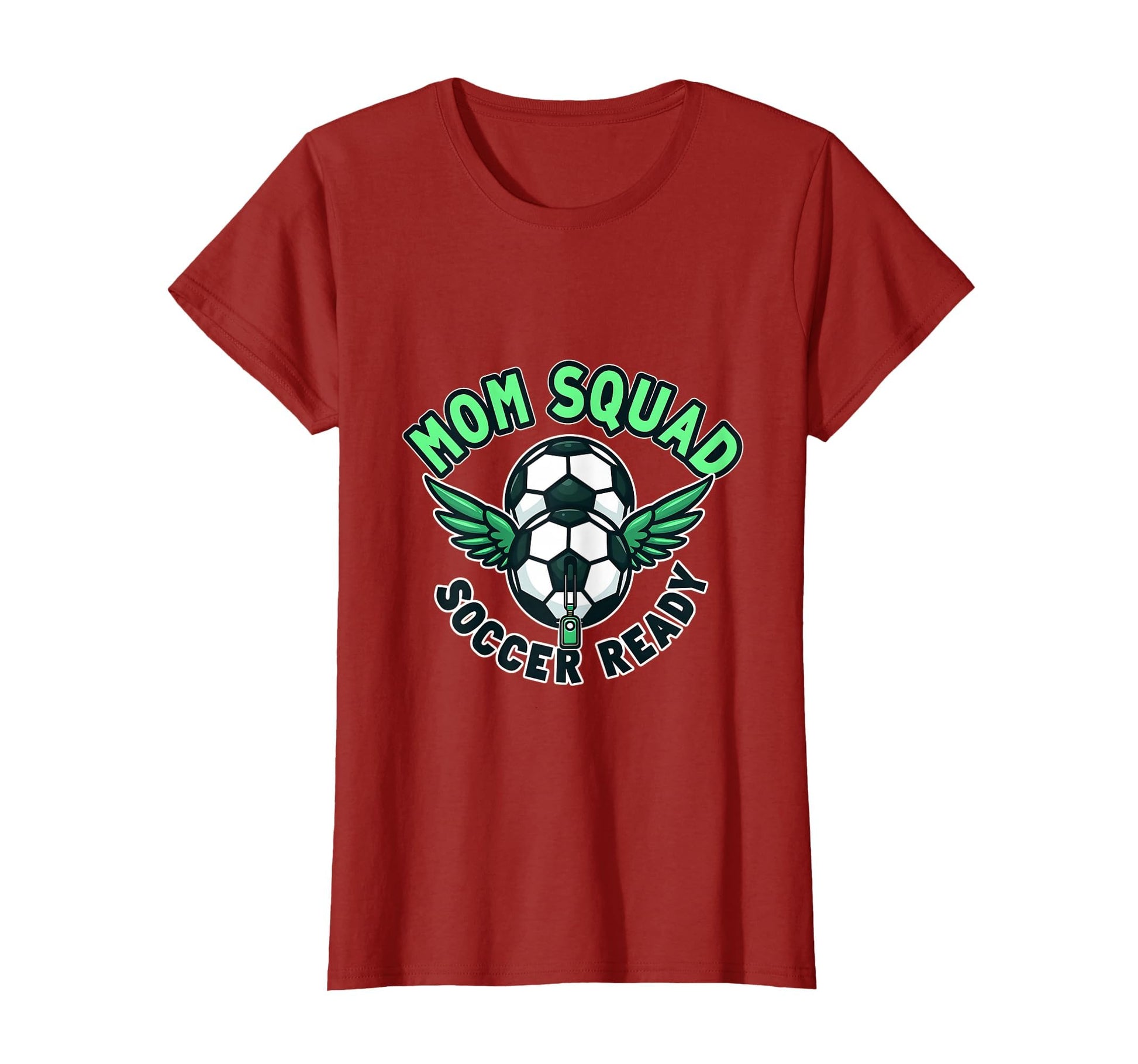 Mom Squad Soccer Ready Team Spirit T-Shirt - Custom Art Print for Adults - T-Shirt, Sweatshirt, Hoodie