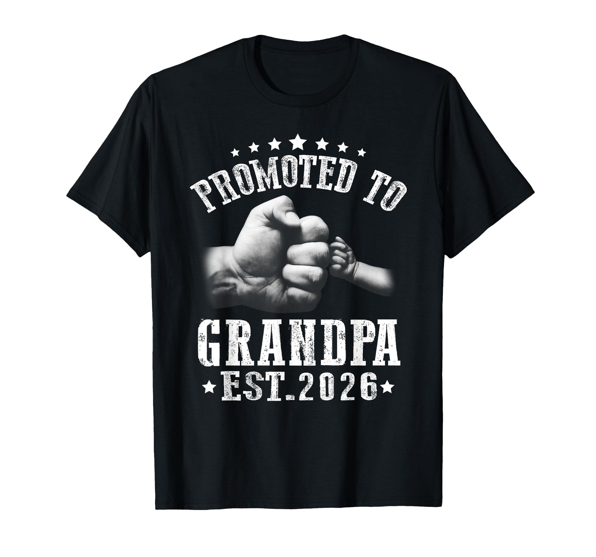 Mens Promoted To Grandpa Est 2026 T-Shirt - Fun Novelty Design Men Women - T-Shirt, Sweatshirt, Hoodie