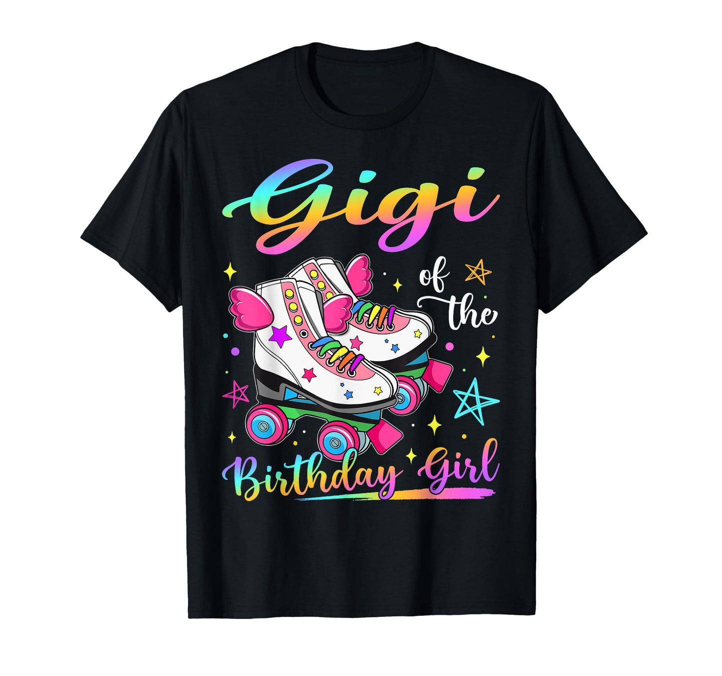 Gigi Birthday Rolling Skate Family T-Shirt - Custom Art Print for Adults - T-Shirt, Sweatshirt, Hoodie