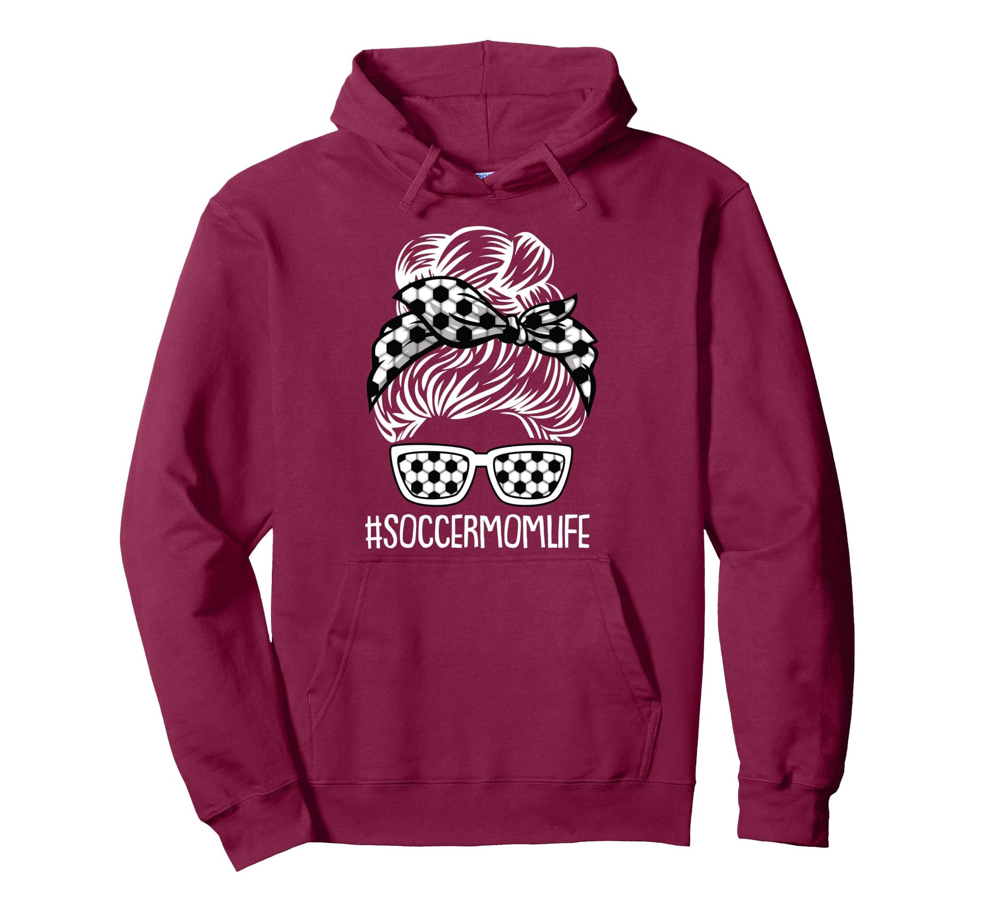Soccer Mom Life Mothers Day Sport Lover Hoodie - Trendy Graphic Unisex - T-Shirt, Sweatshirt, Hoodie