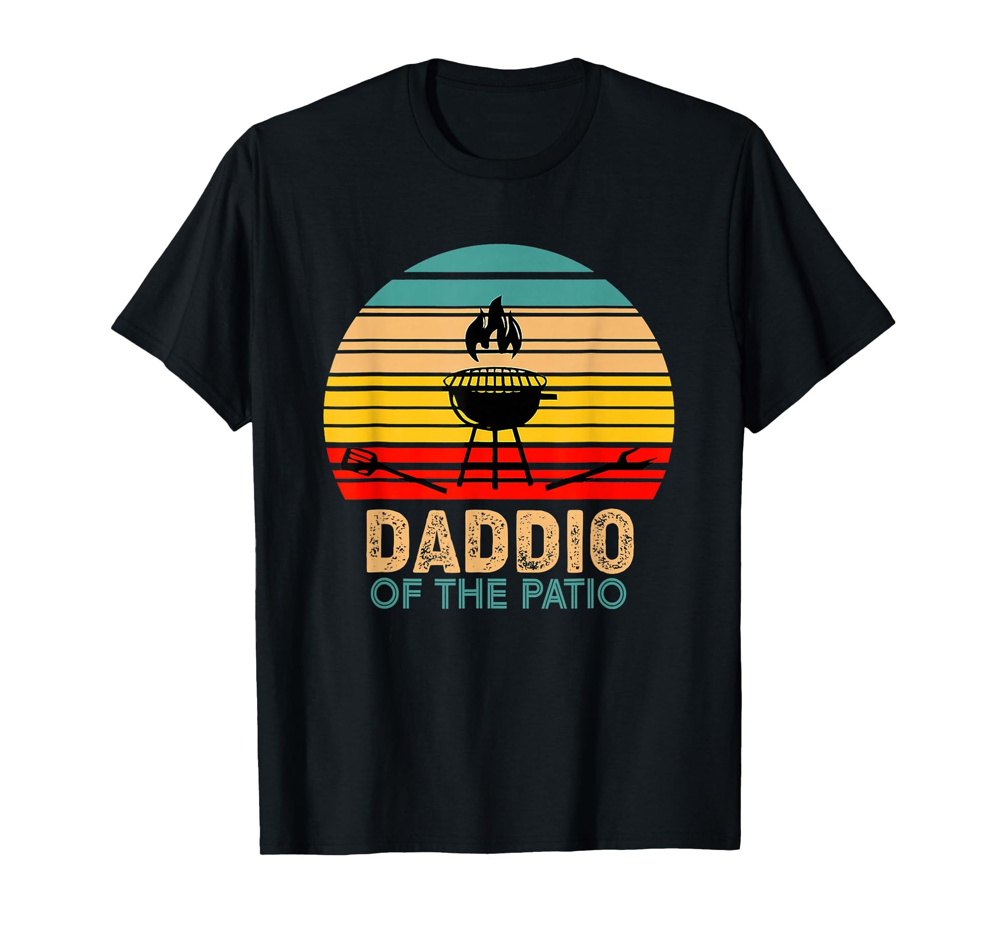Daddio Patio Bbq Grill Barbecue Fathers T-Shirt - Unique Graphic Men Women - T-Shirt, Sweatshirt, Hoodie