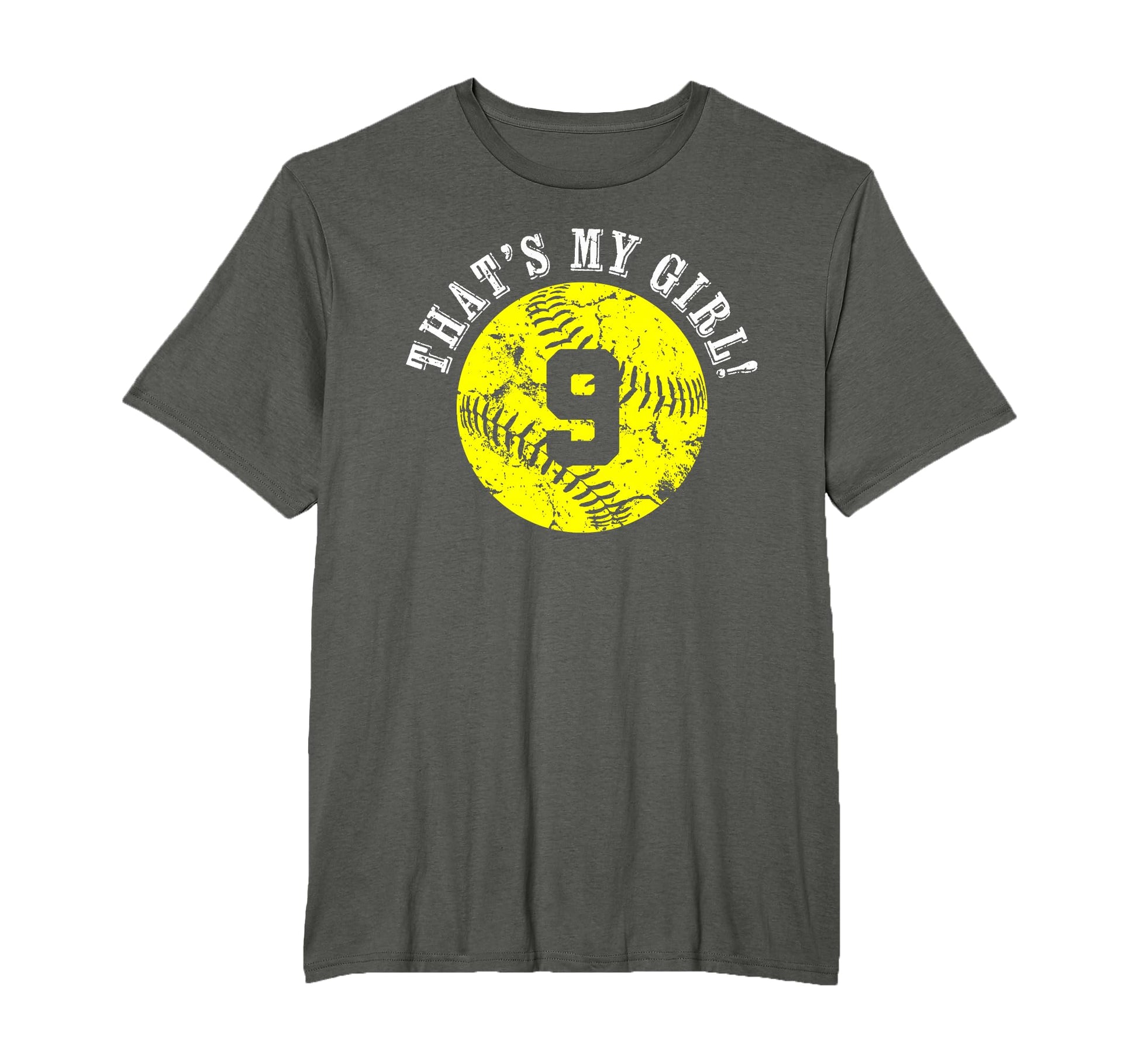 Thats My 9 Softball Player Mom Or T-Shirt - Casual Everyday Wear Unisex - T-Shirt, Sweatshirt, Hoodie