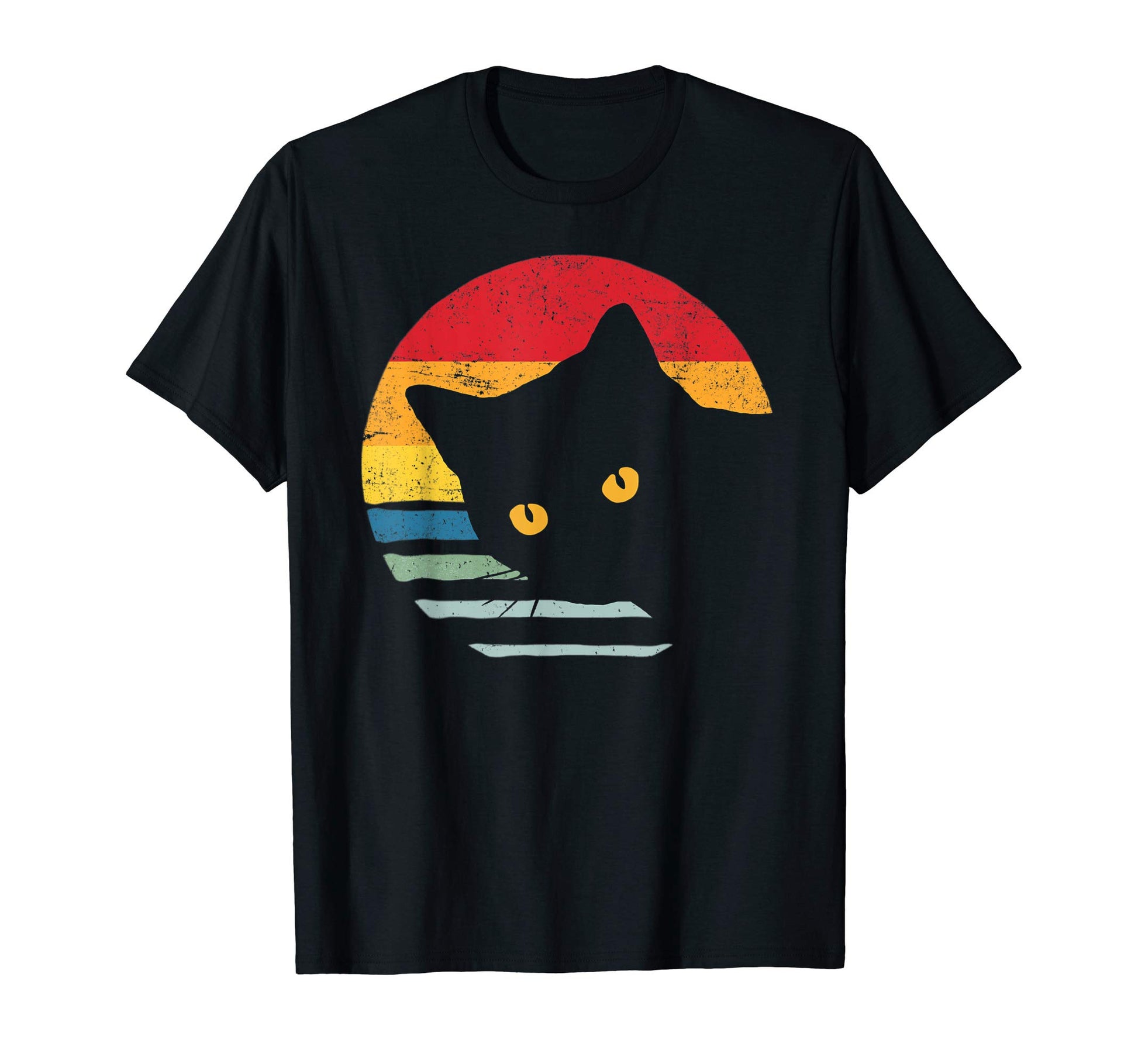 Eighties Cat T-Shirt - Unique Graphic Unisex - T-Shirt, Sweatshirt, Hoodie