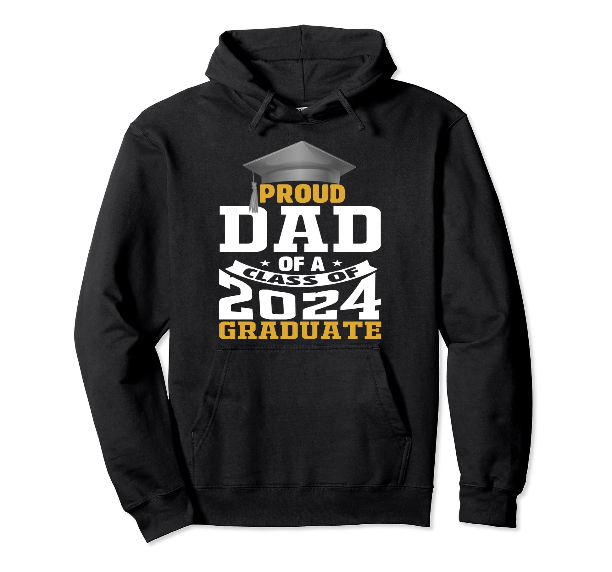 Dad Senior 2024 Proud Dad Class 2024 Hoodie - Streetwear Style for Adults - T-Shirt, Sweatshirt, Hoodie