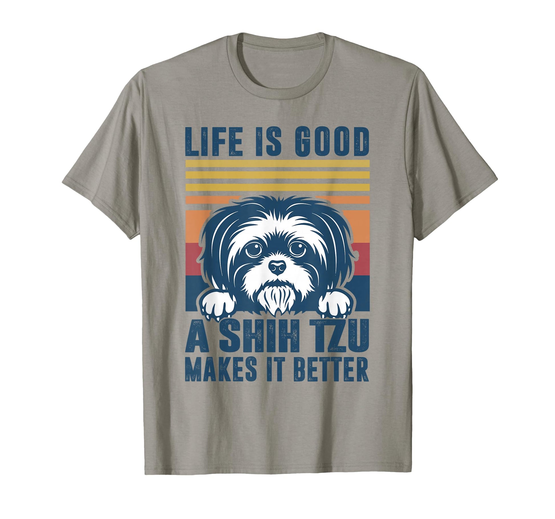 Shih Tzu Gifts Shitzu Dog Mom Dad T-Shirt - Aesthetic Graphic Men Women - T-Shirt, Sweatshirt, Hoodie