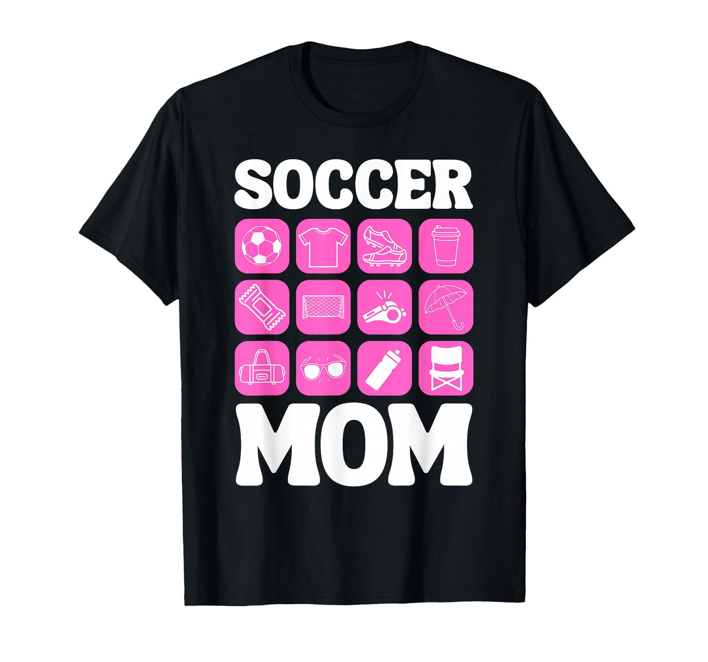 Soccer Mom Icons Soccer T-Shirt - Minimalist Print Unisex - T-Shirt, Sweatshirt, Hoodie