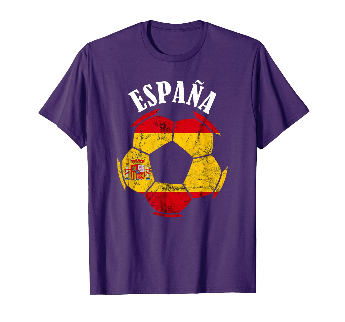 Espana Spain Flag Spain Soccer Player T-Shirt - Graphic Print for Adults - T-Shirt, Sweatshirt, Hoodie