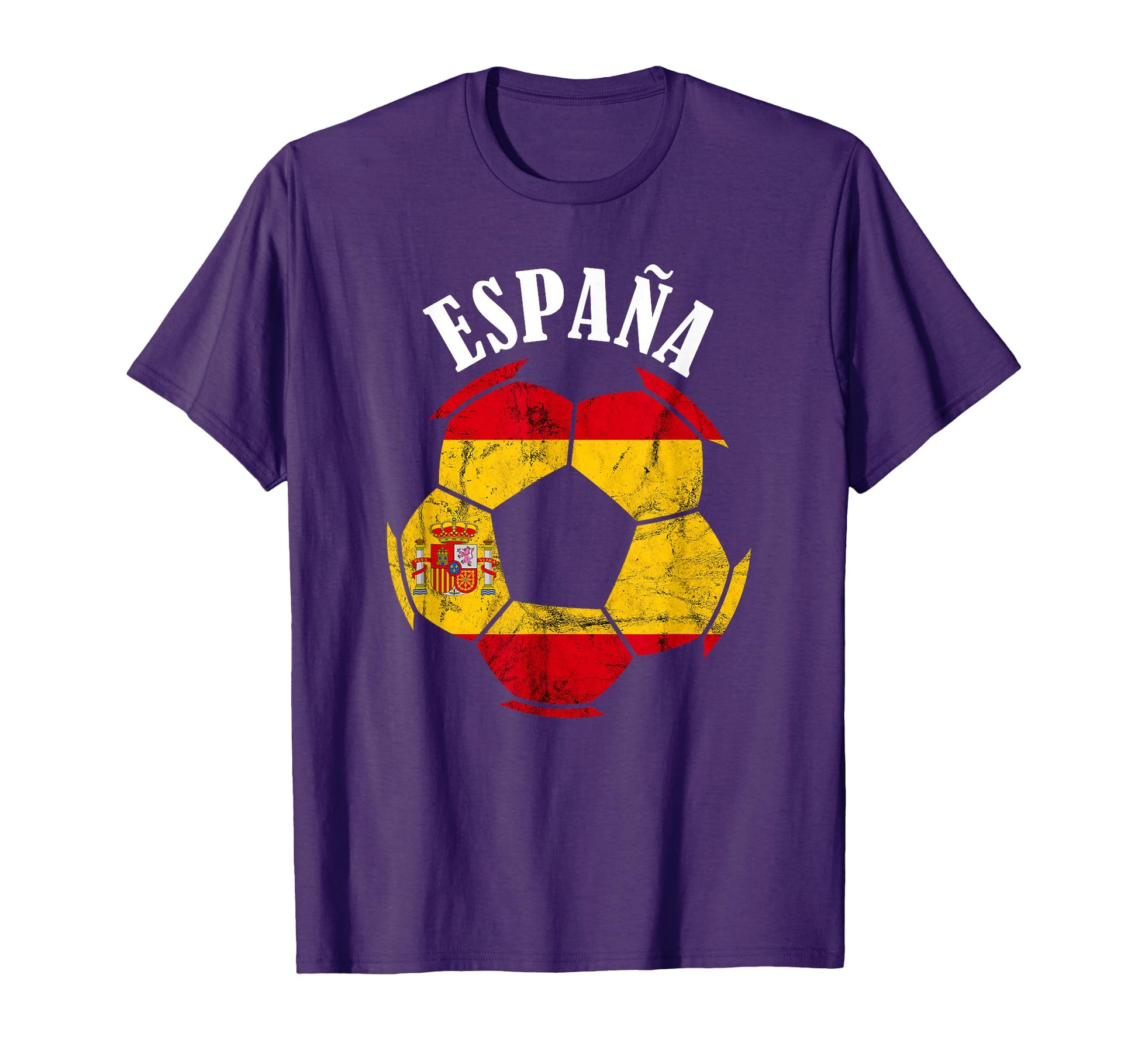 Espana Spain Flag Spain Soccer Player T-Shirt - Graphic Print for Adults - T-Shirt, Sweatshirt, Hoodie