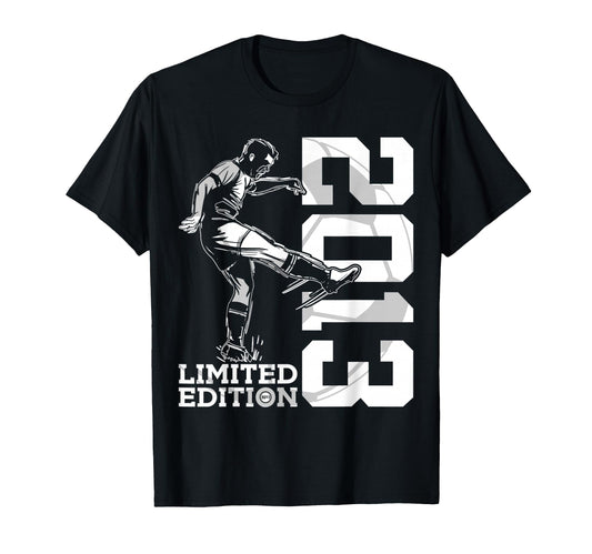 2013 13 Years Soccer 13Th Birthday T-Shirt - Trendy Graphic Men Women - T-Shirt, Sweatshirt, Hoodie