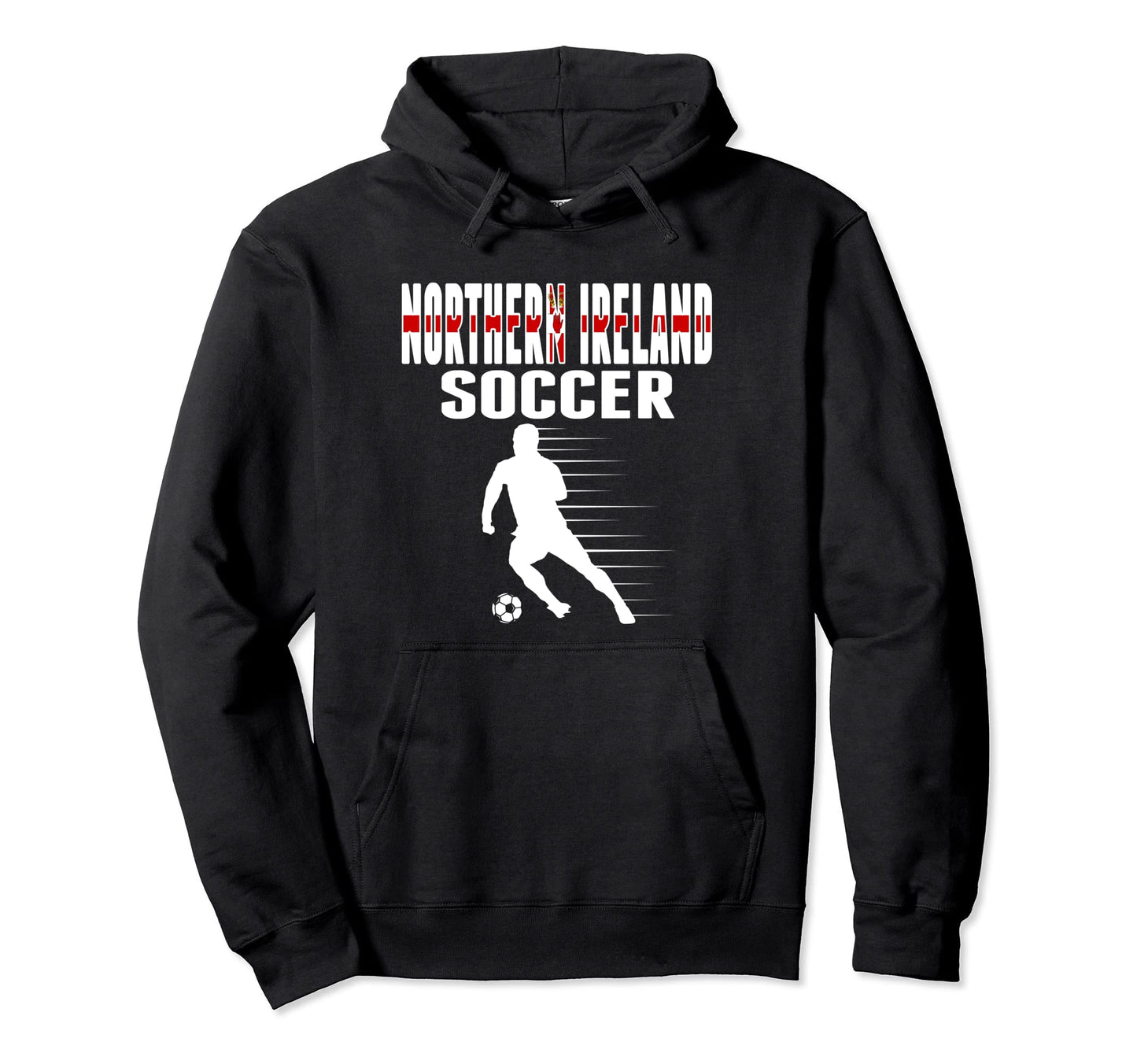 Northern Ireland Soccer Fans Jersey Hoodie - Aesthetic Graphic Men Women - T-Shirt, Sweatshirt, Hoodie