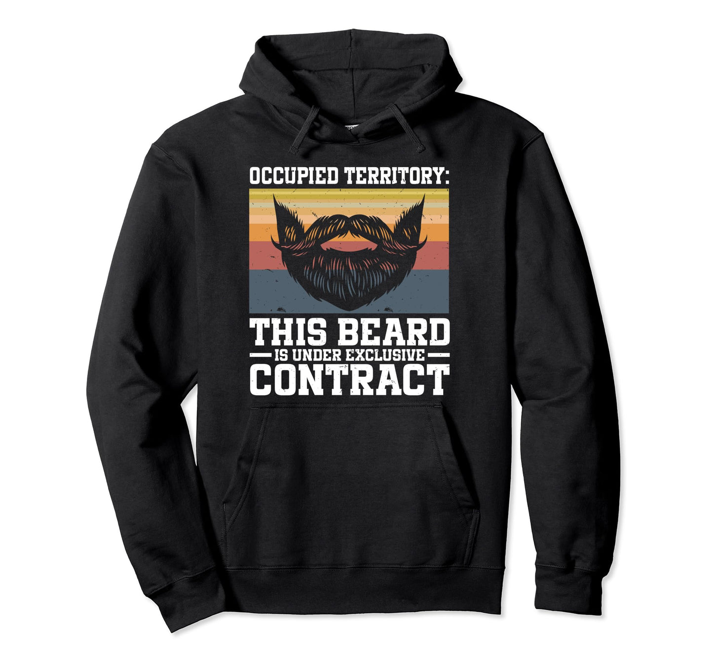 Beard Bearded Under Exclusive Contract Hoodie - Novelty Apparel for Adults - T-Shirt, Sweatshirt, Hoodie