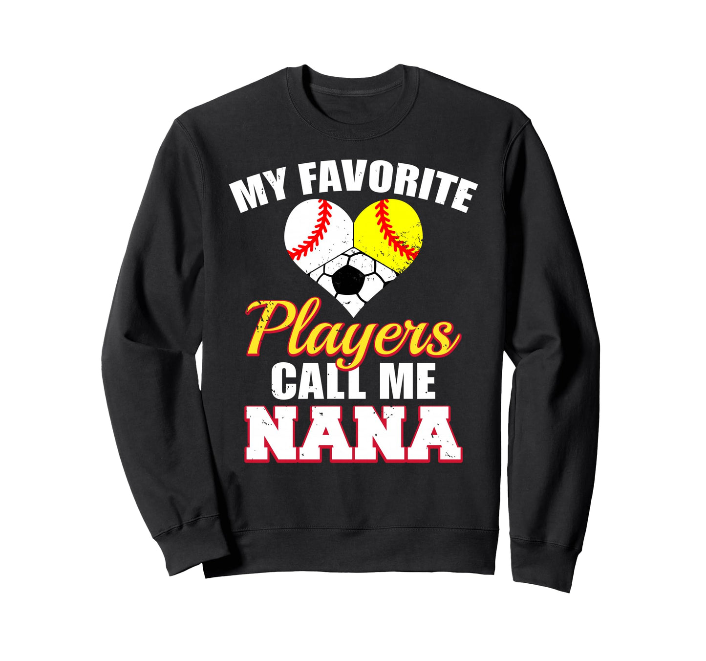 My Favorite Players Baseball Softball Sweatshirt - Unique Graphic Unisex - T-Shirt, Sweatshirt, Hoodie