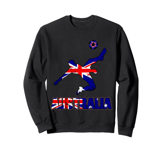 Australia Football Soccer Game Player Sweatshirt - Custom Art Print Unisex - T-Shirt, Sweatshirt, Hoodie