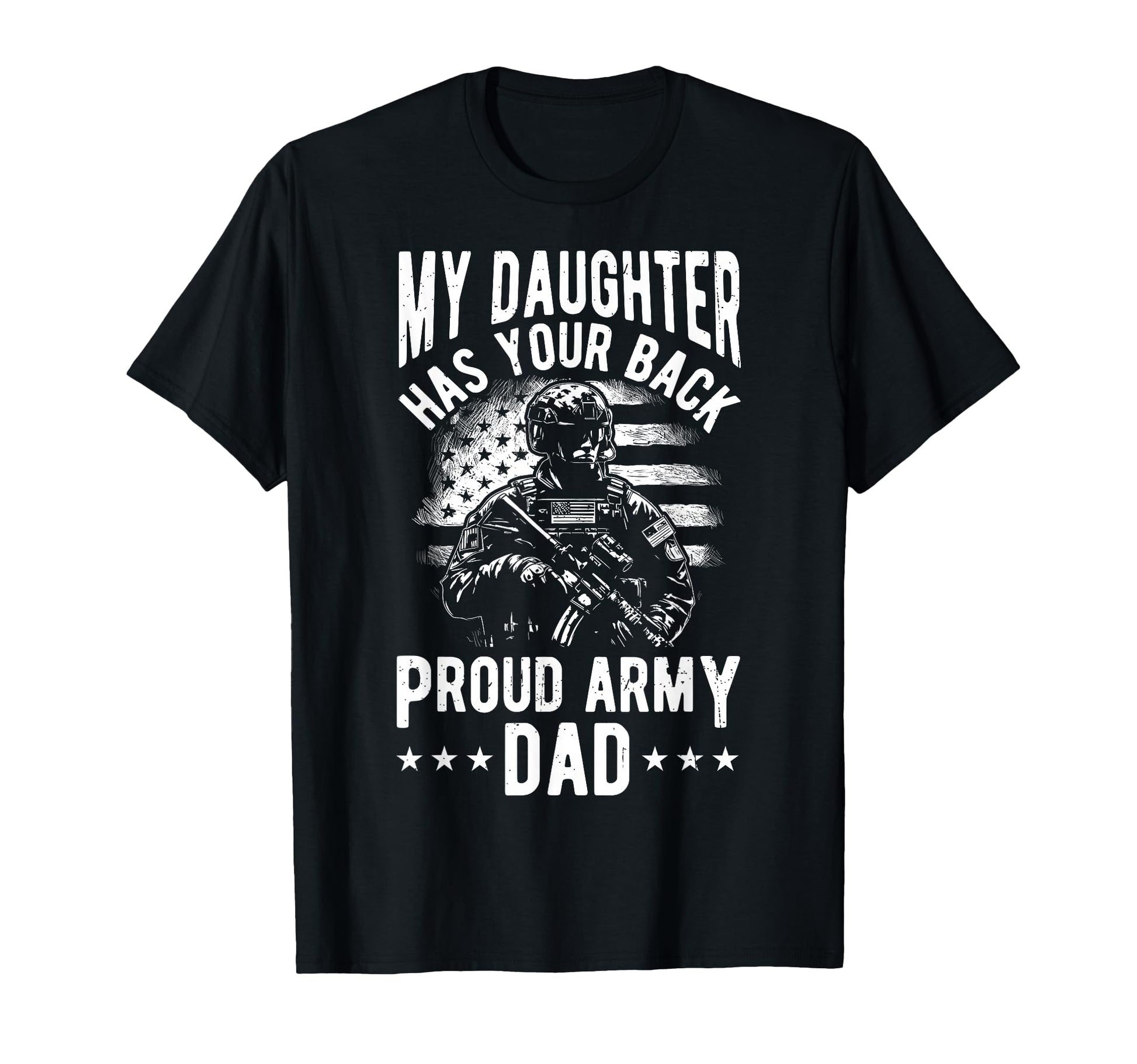My Daughter Has Your Back Proud T-Shirt - Casual Everyday Wear for Adults - T-Shirt, Sweatshirt, Hoodie