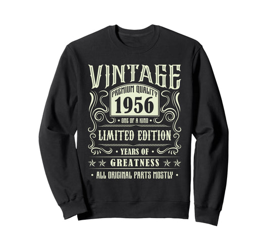 1956 T Shirts Funny 1956 Sweatshirt - Casual Everyday Wear for Adults - T-Shirt, Sweatshirt, Hoodie