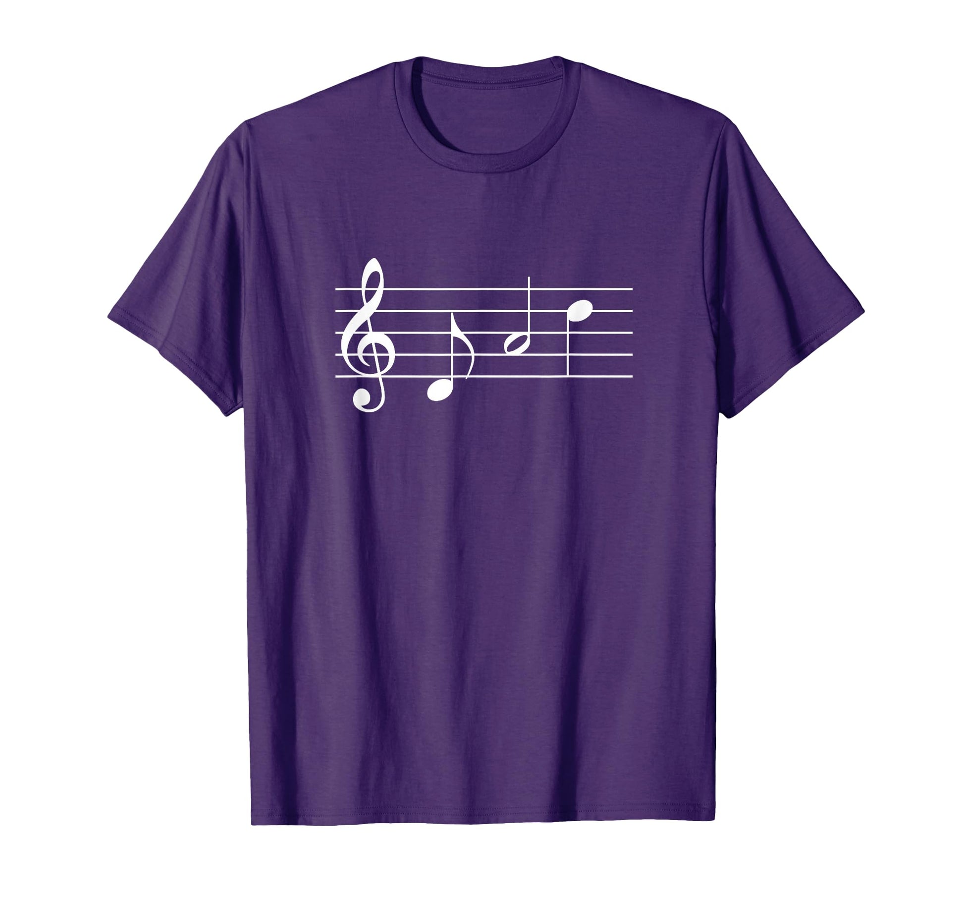 Music Dad Text Treble Clef Musical T-Shirt - Novelty Apparel for Adults - T-Shirt, Sweatshirt, Hoodie