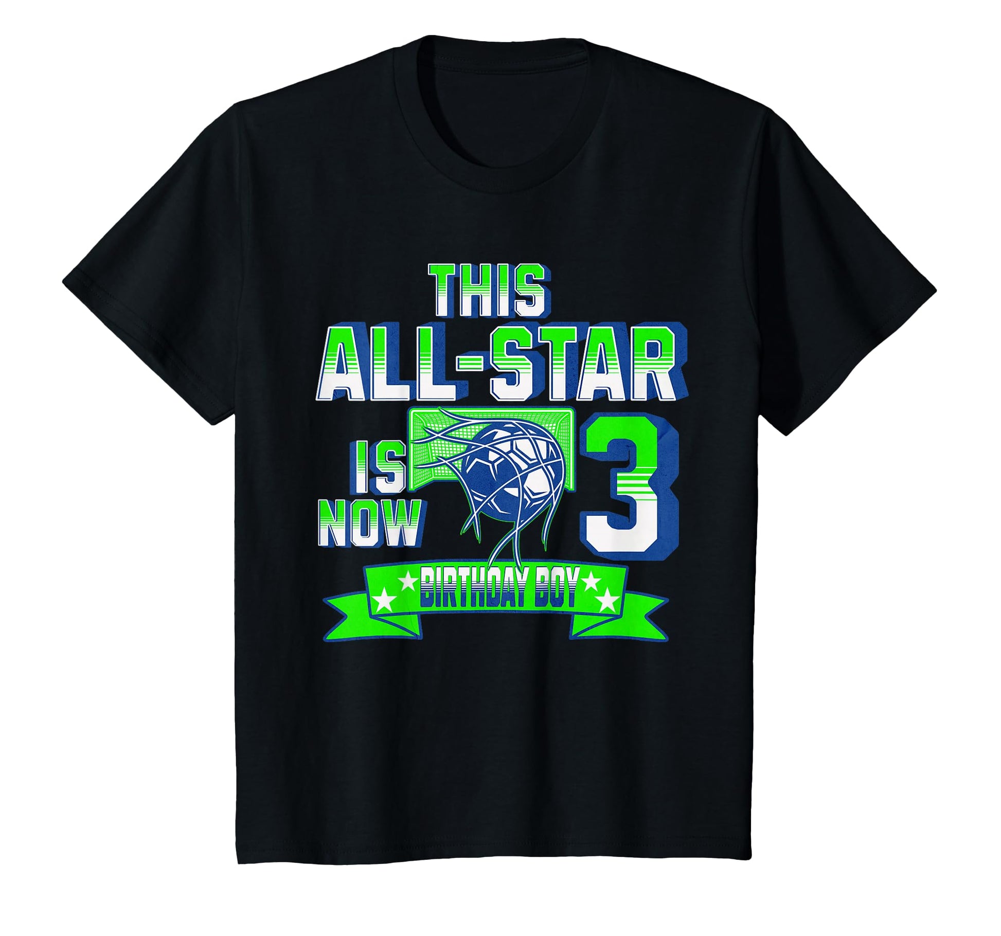 3Rd Birthday All Star Matching Age Three T-Shirt - Custom Art Print Unisex - T-Shirt, Sweatshirt, Hoodie