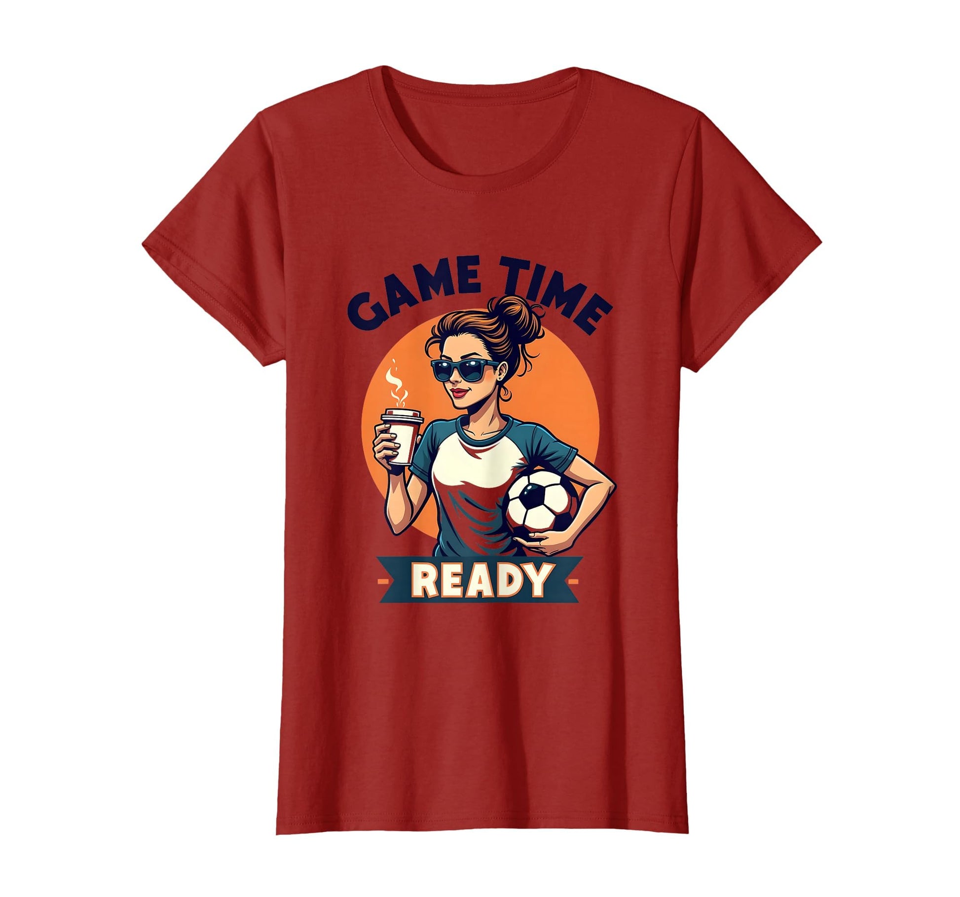 Game Time Ready Soccer Mom T-Shirt - Novelty Apparel for Adults - T-Shirt, Sweatshirt, Hoodie